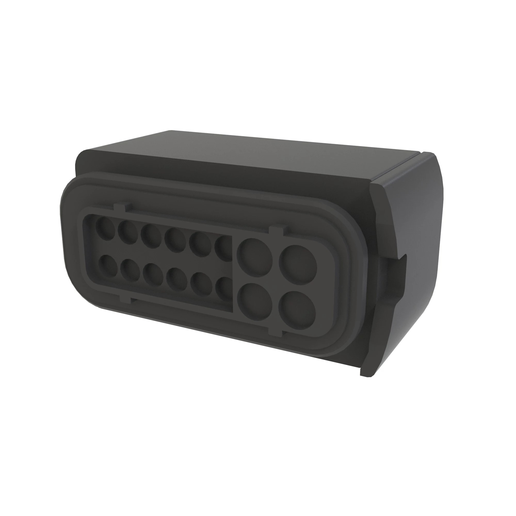 CONN TYCO MCP 16W FS BLK PLSTC