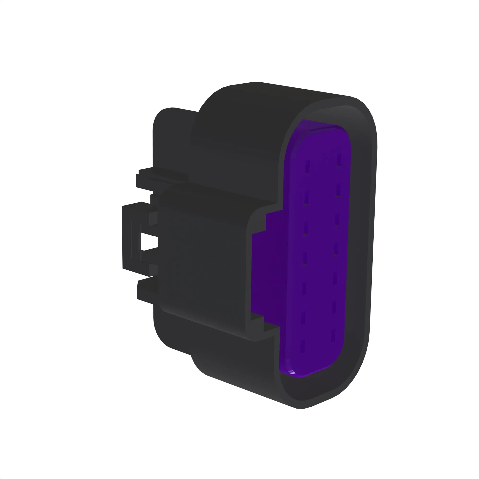 DELPHI GT150 14W FEM SLD BLK PLSTC