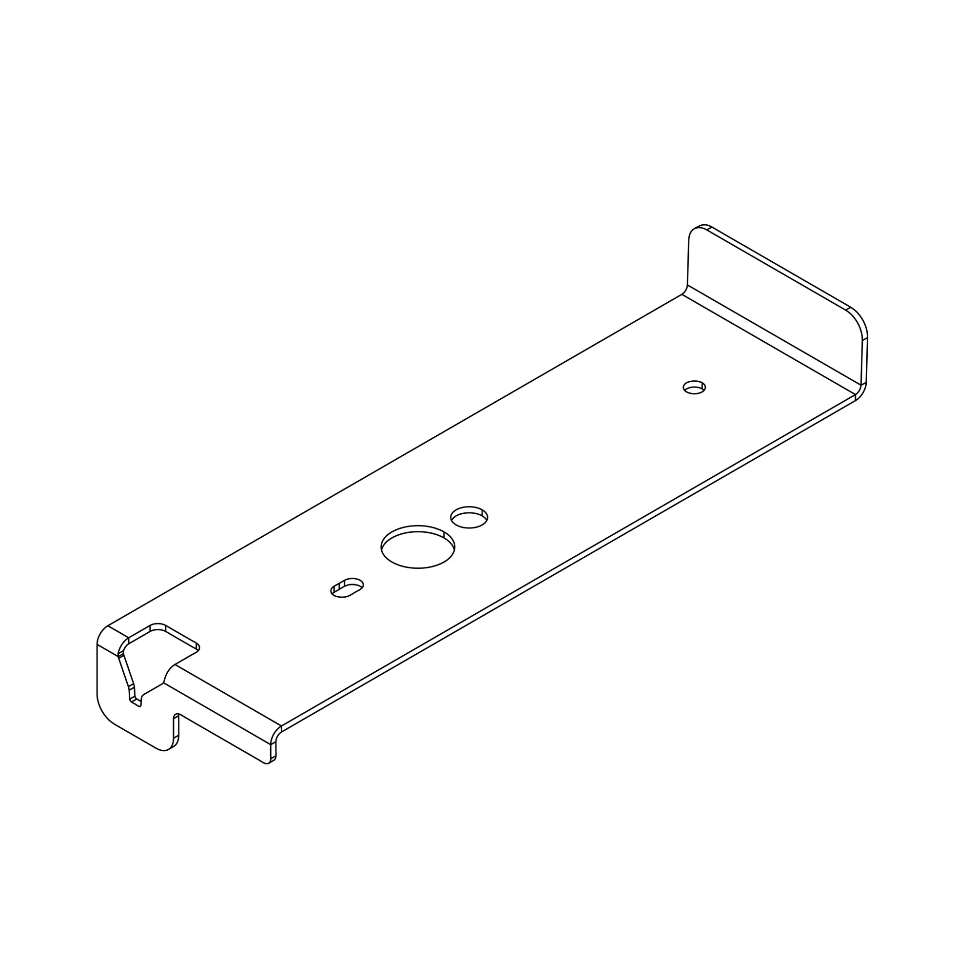 John Deere Battery Box Bracket - R554362