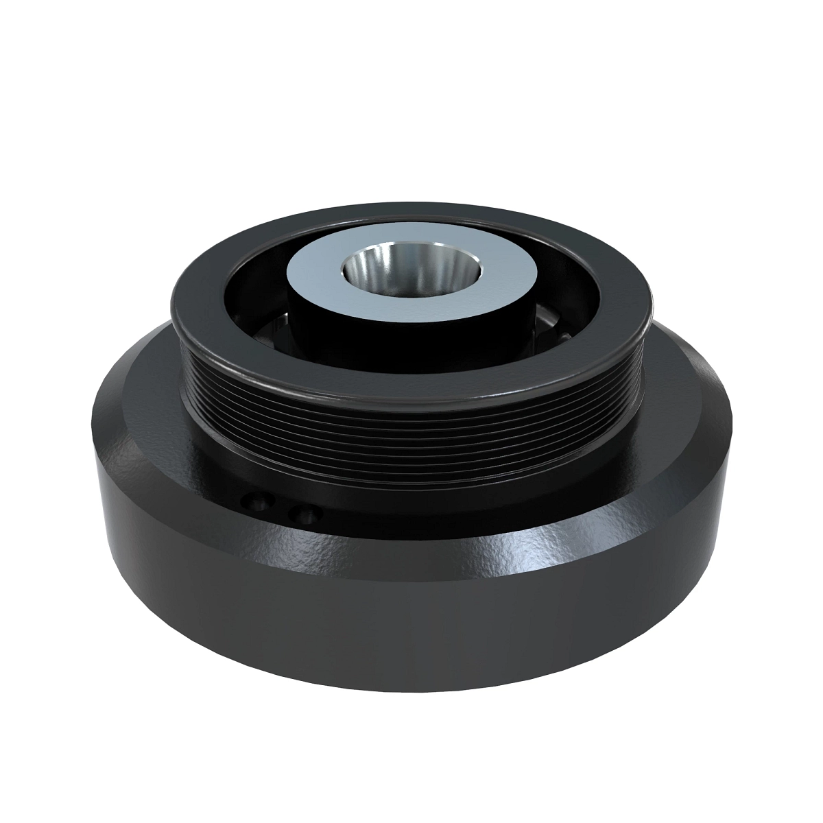 Pulley With Damper, Crankshaft