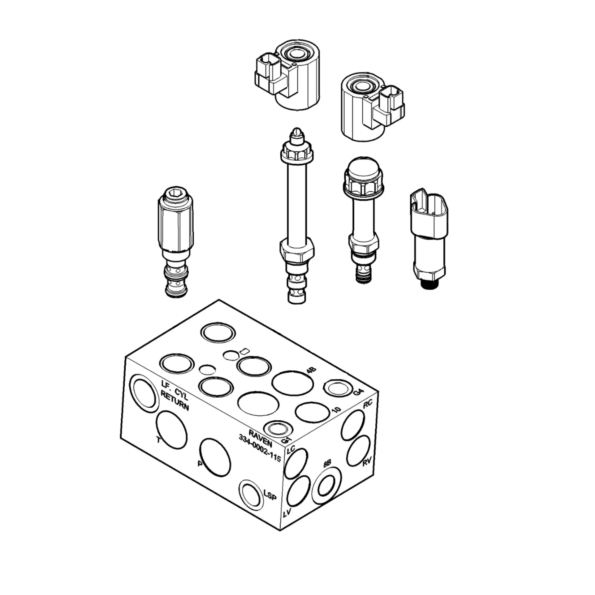 John Deere Control Valve - AKK20384