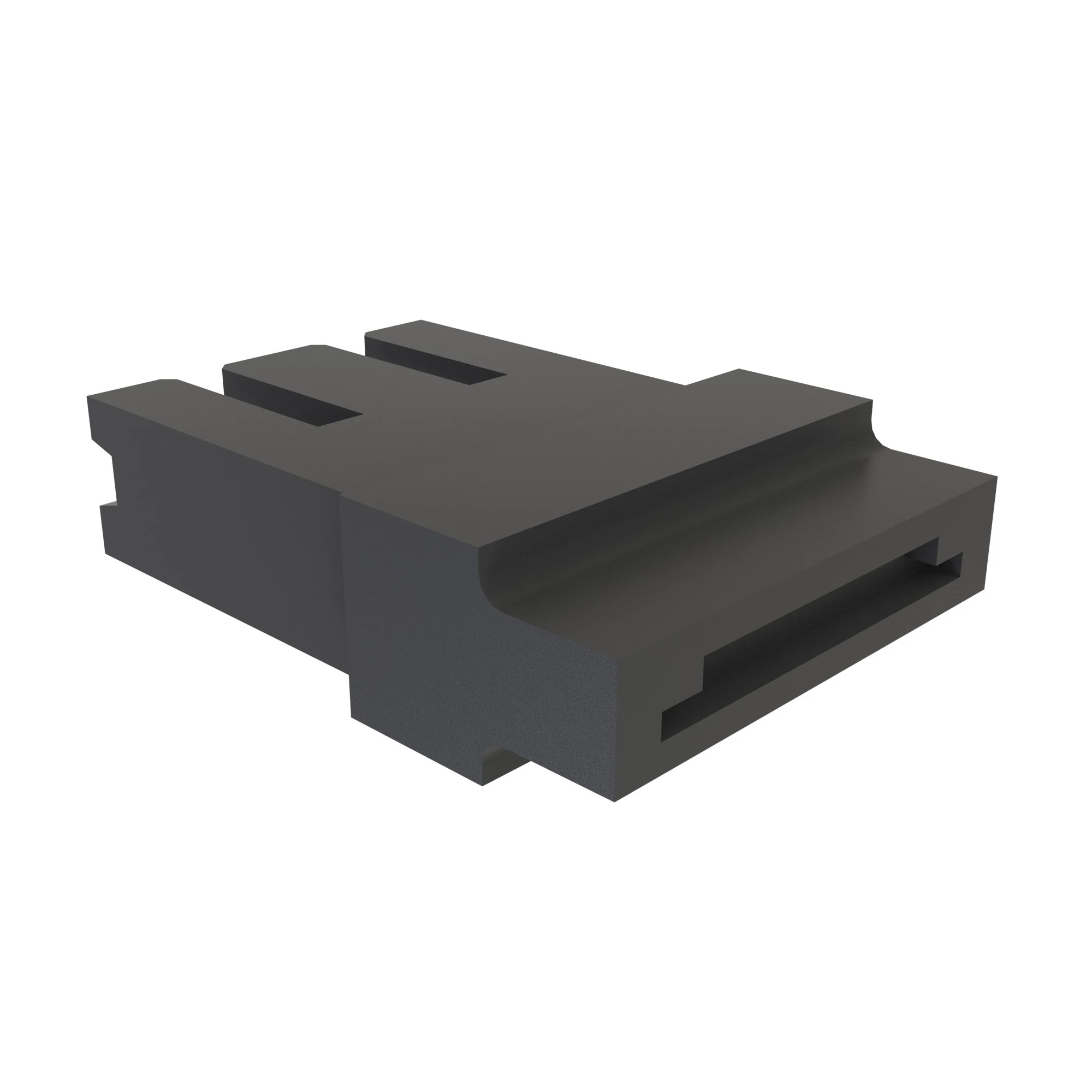 CONN TYCO 4W M BLK PLSTC
