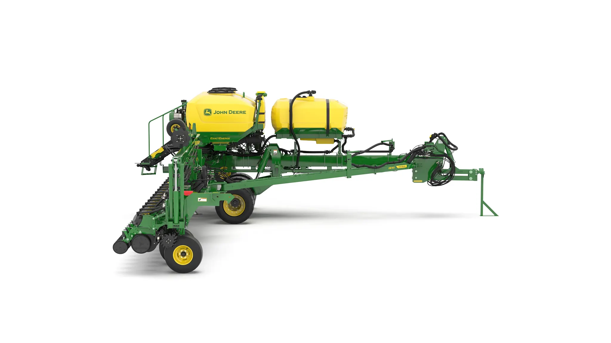 Studio rendering with right side view of DB60 36R planter.