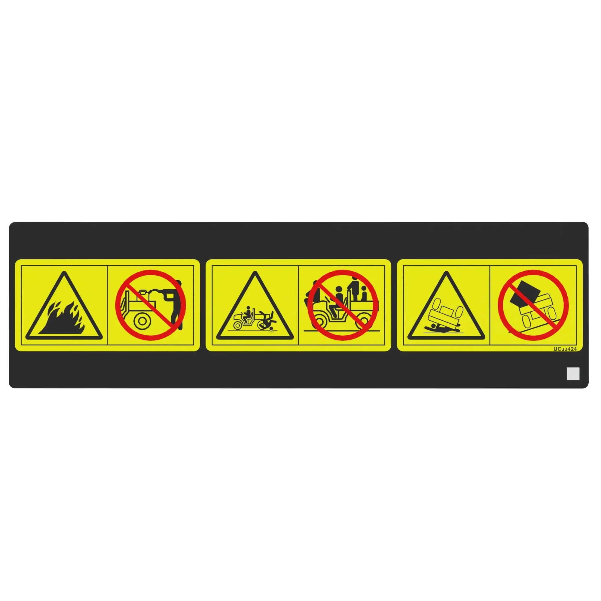 John Deere Safety Sign - UC33424