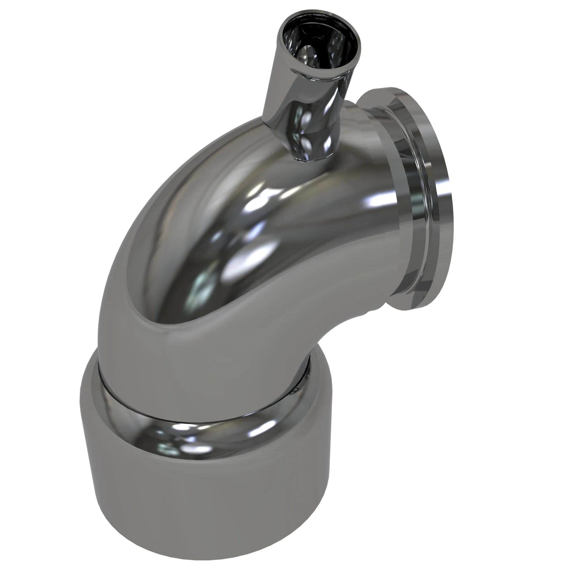 WET EXHAUST ELBOW,
8 INCH O/L, 2 INCH I/L