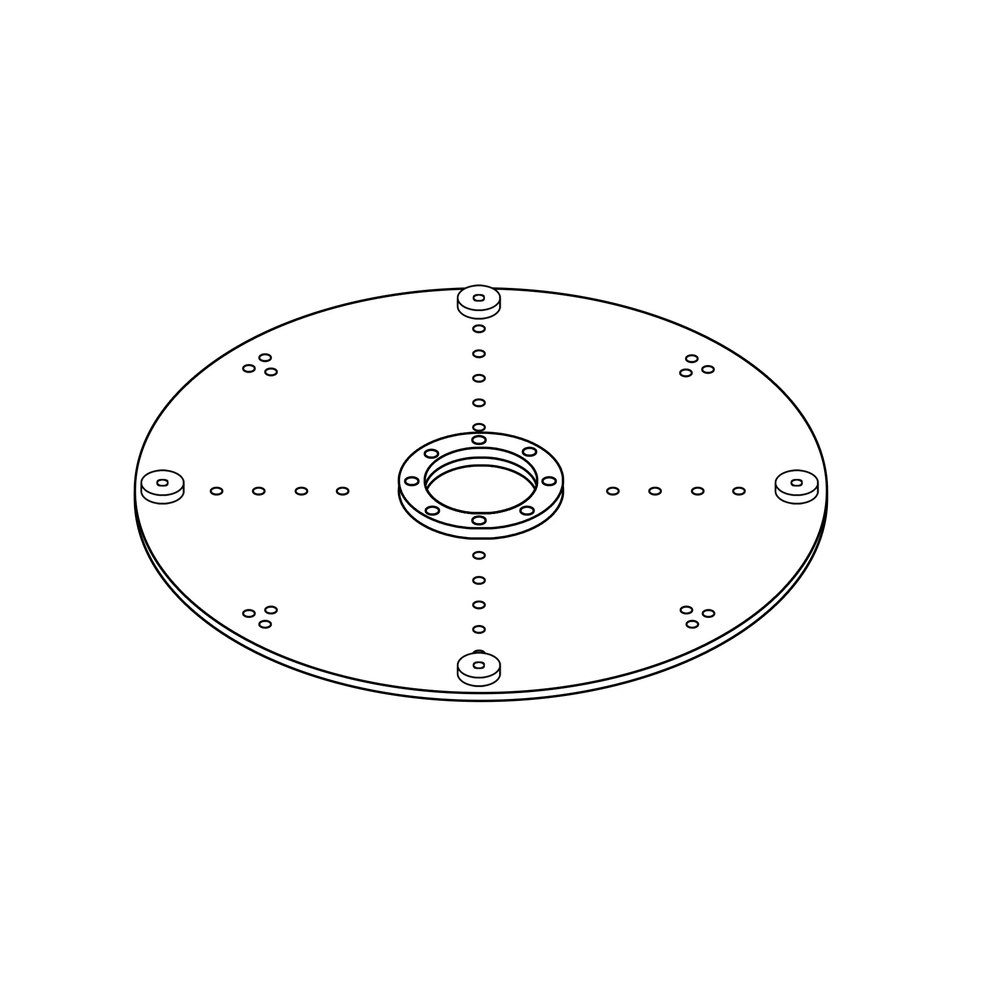 John Deere Lower Blade Carrier Plate - AT457095
