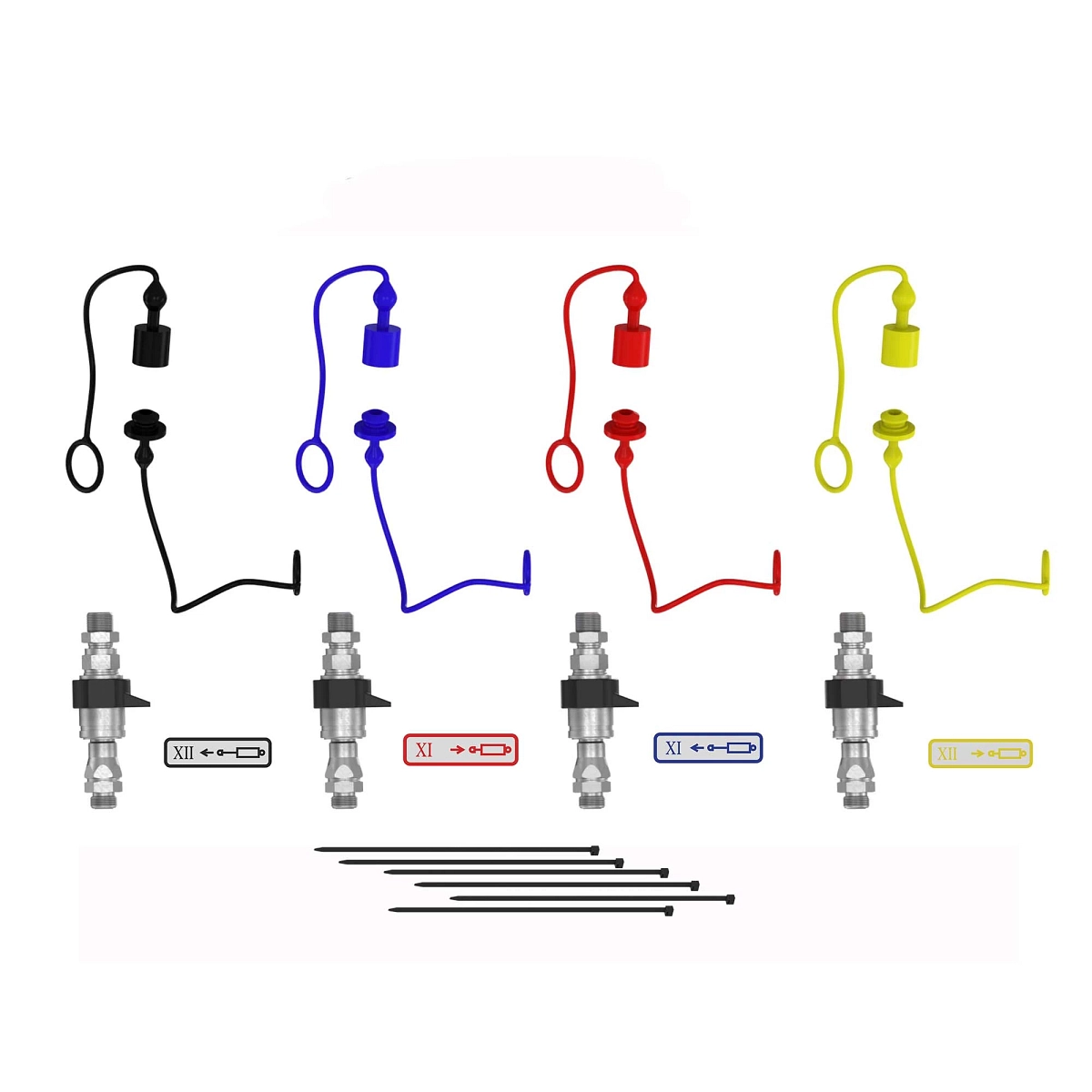 2-Function Mid-Mount Quick Couplers