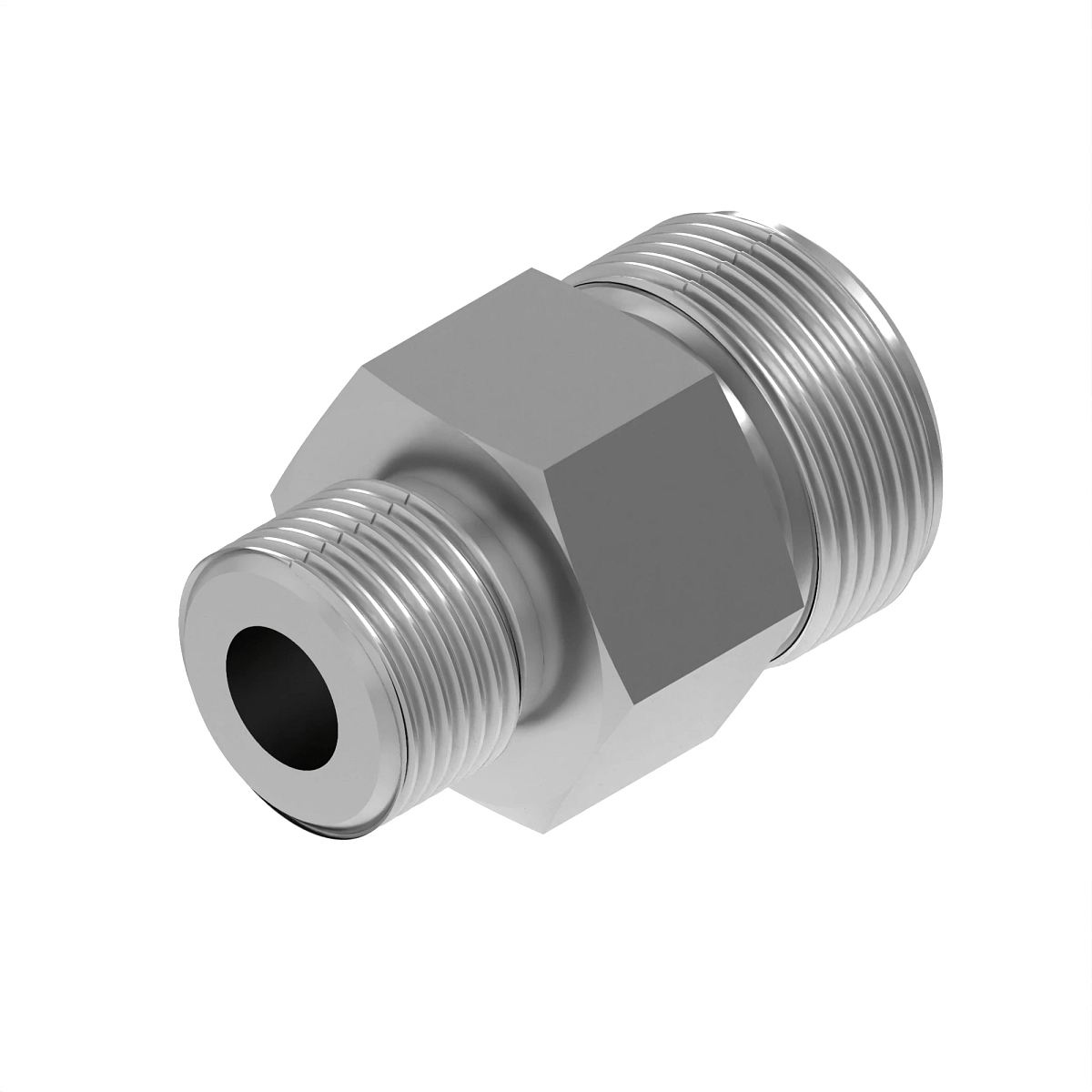 Straight Thread Connector Short, O-R