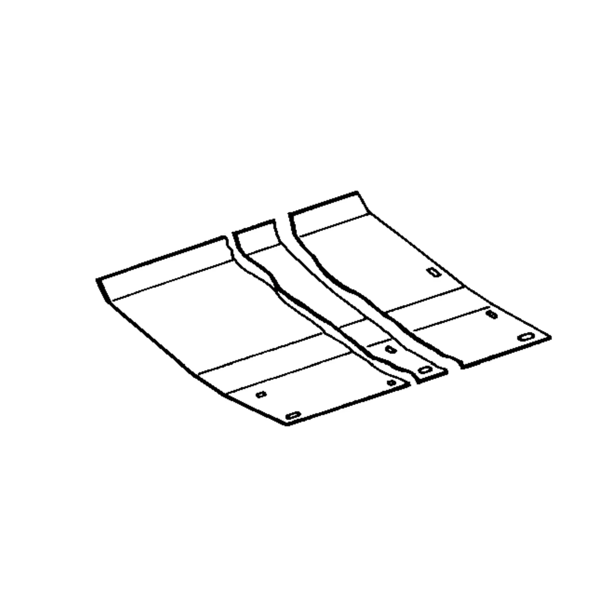 John Deere Left Side Cutting Platform Seal Sheet - AH151635