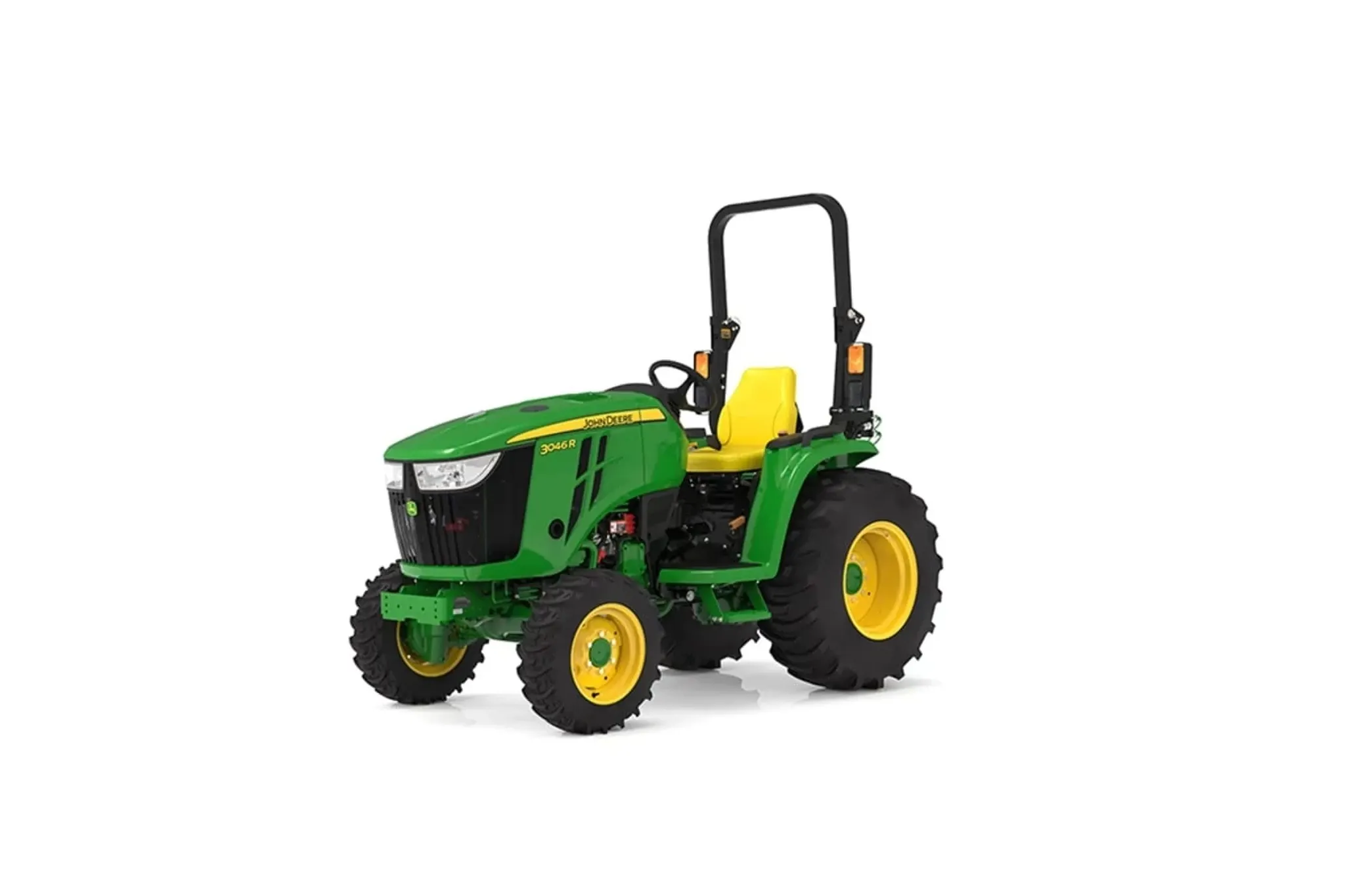 Front left studio view of 3046R Tractor