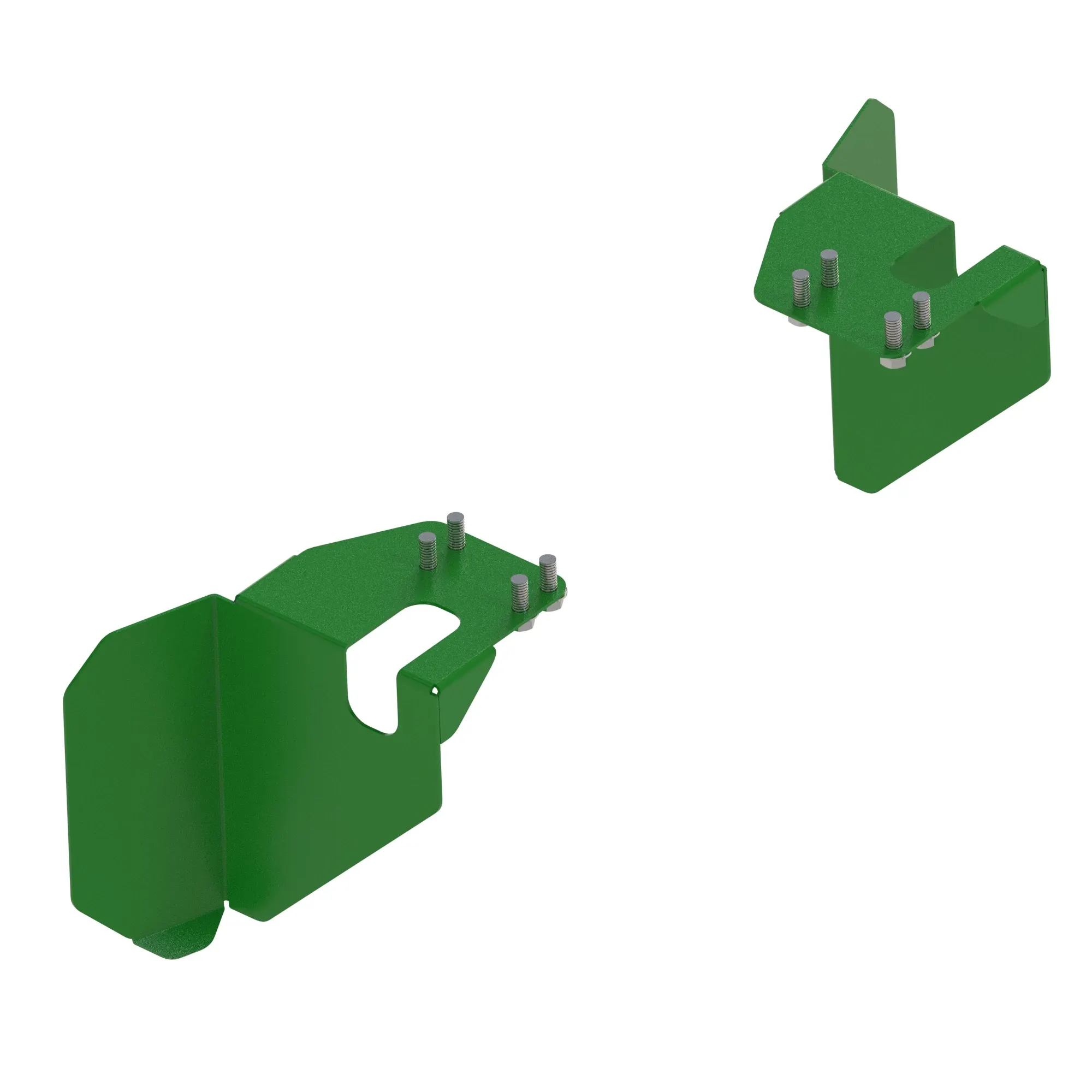 John Deere Rear Drop Axle Boot Deflectors Attachment - BXX10613