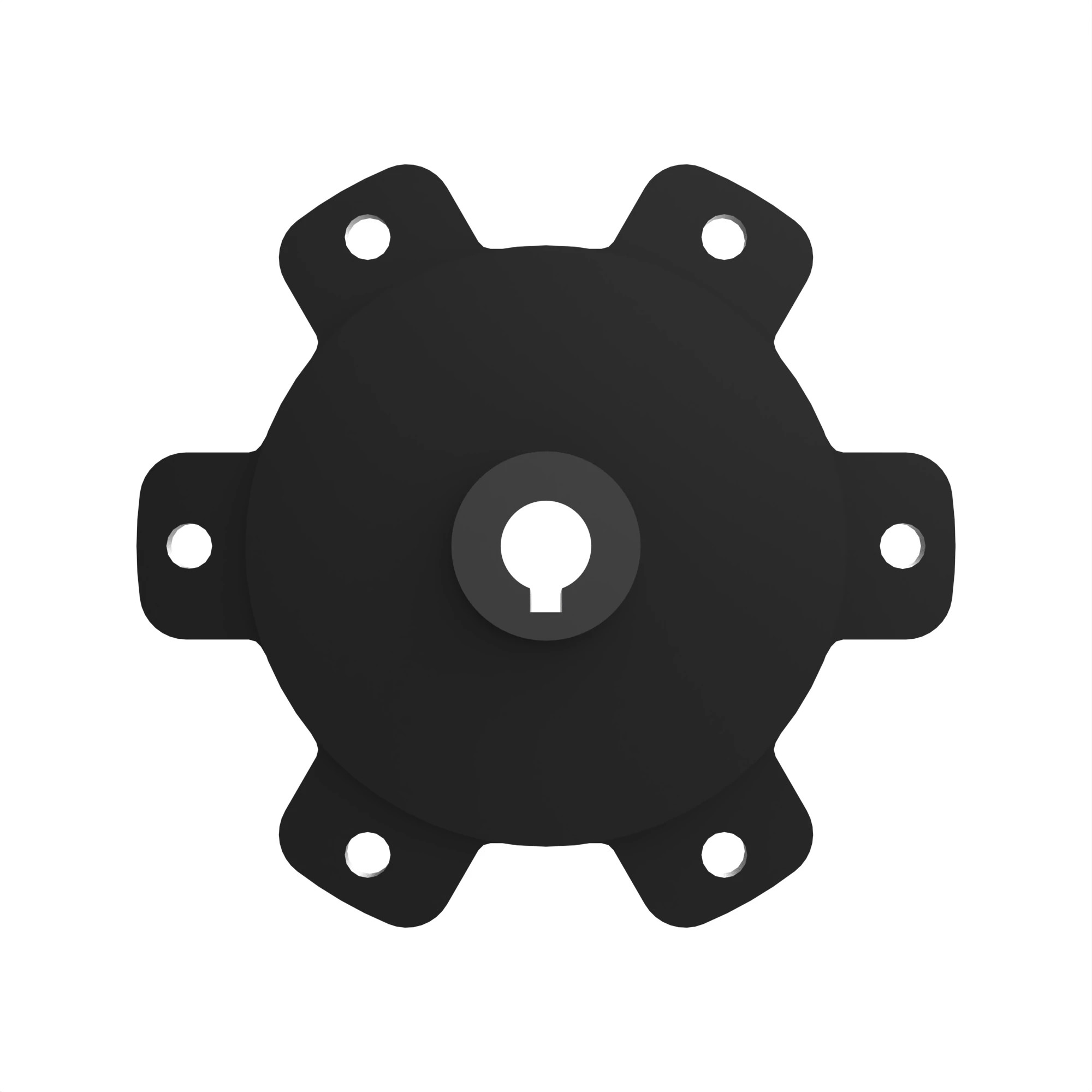 STEEL FAN HUB WELDMENT TAPERED