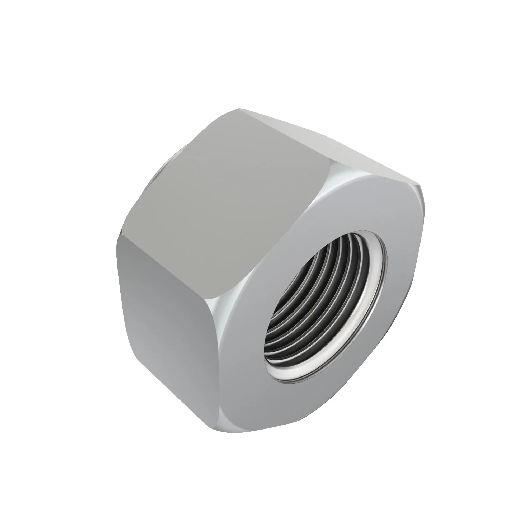 NUT, JAM HCLN, 3/8 - 16 BLK