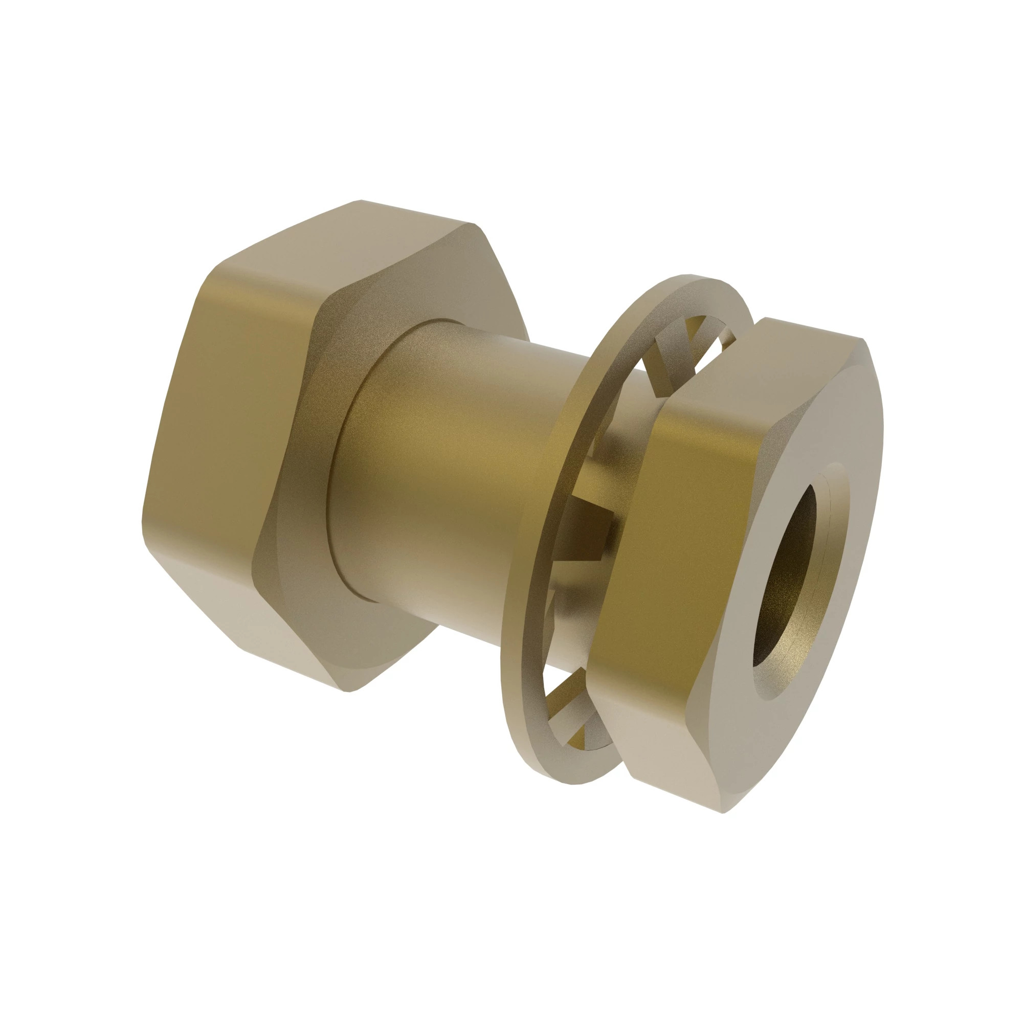 ADAPTER FITTING, BULKHEAD, FEMALE