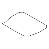 John Deere Rubber Weatherstrip - DT5471S