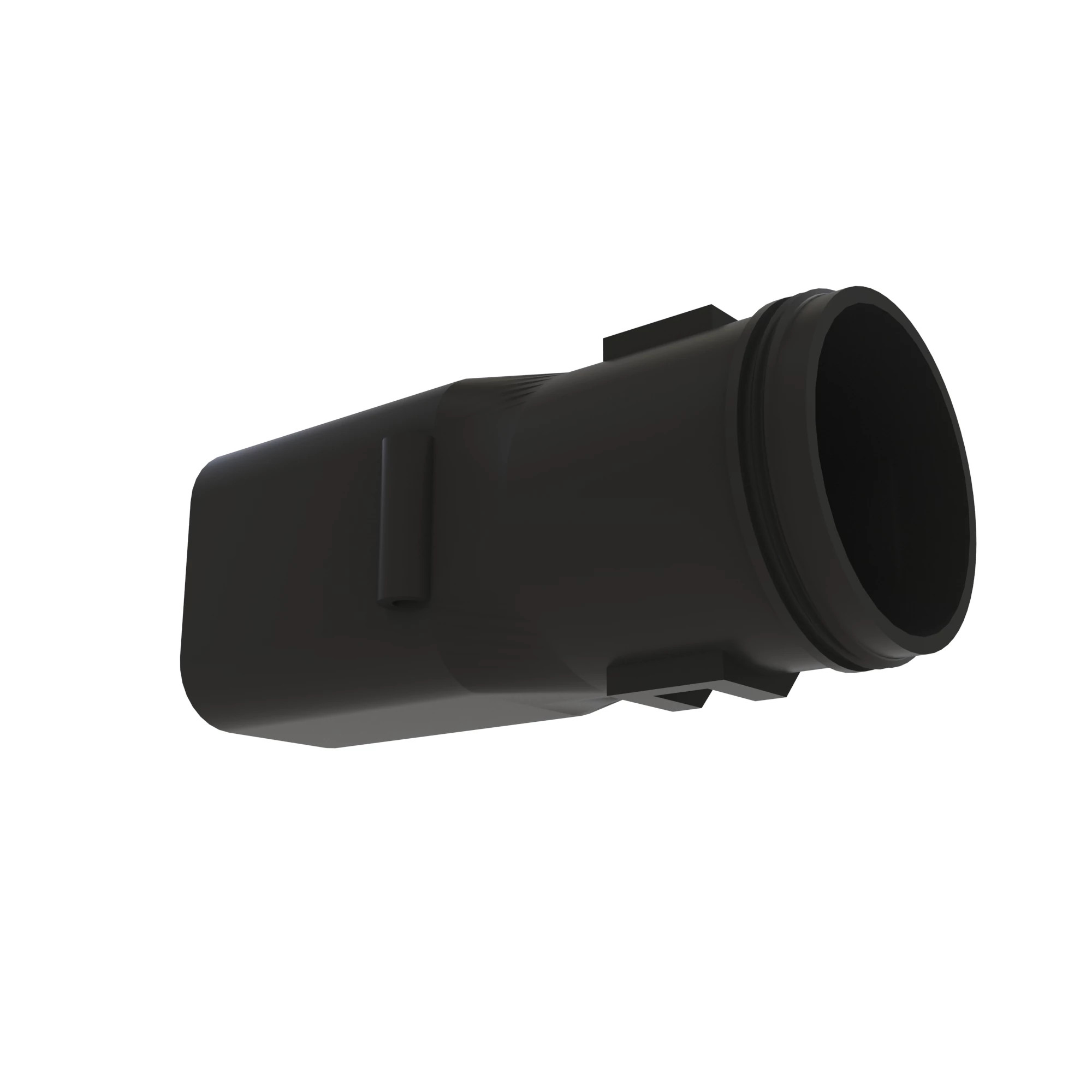 DEUTSCH DT 4W BCKSHL 180D BLK PLSTC