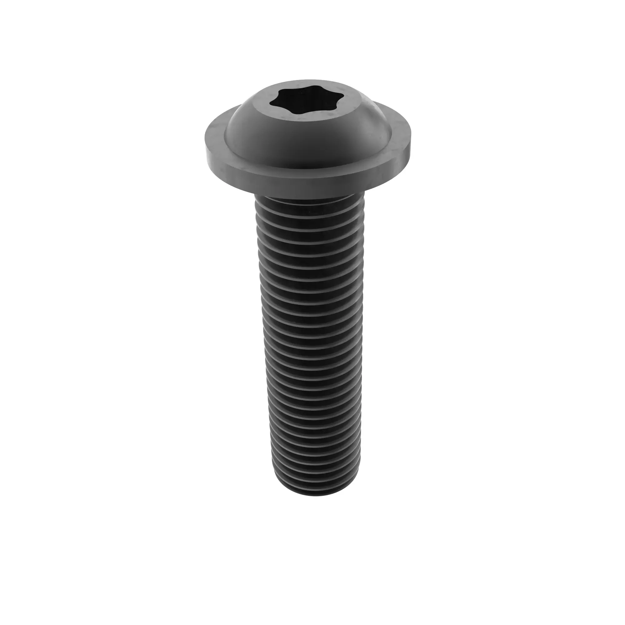 Screw, Hex Socket, Oval Head, Flanged/