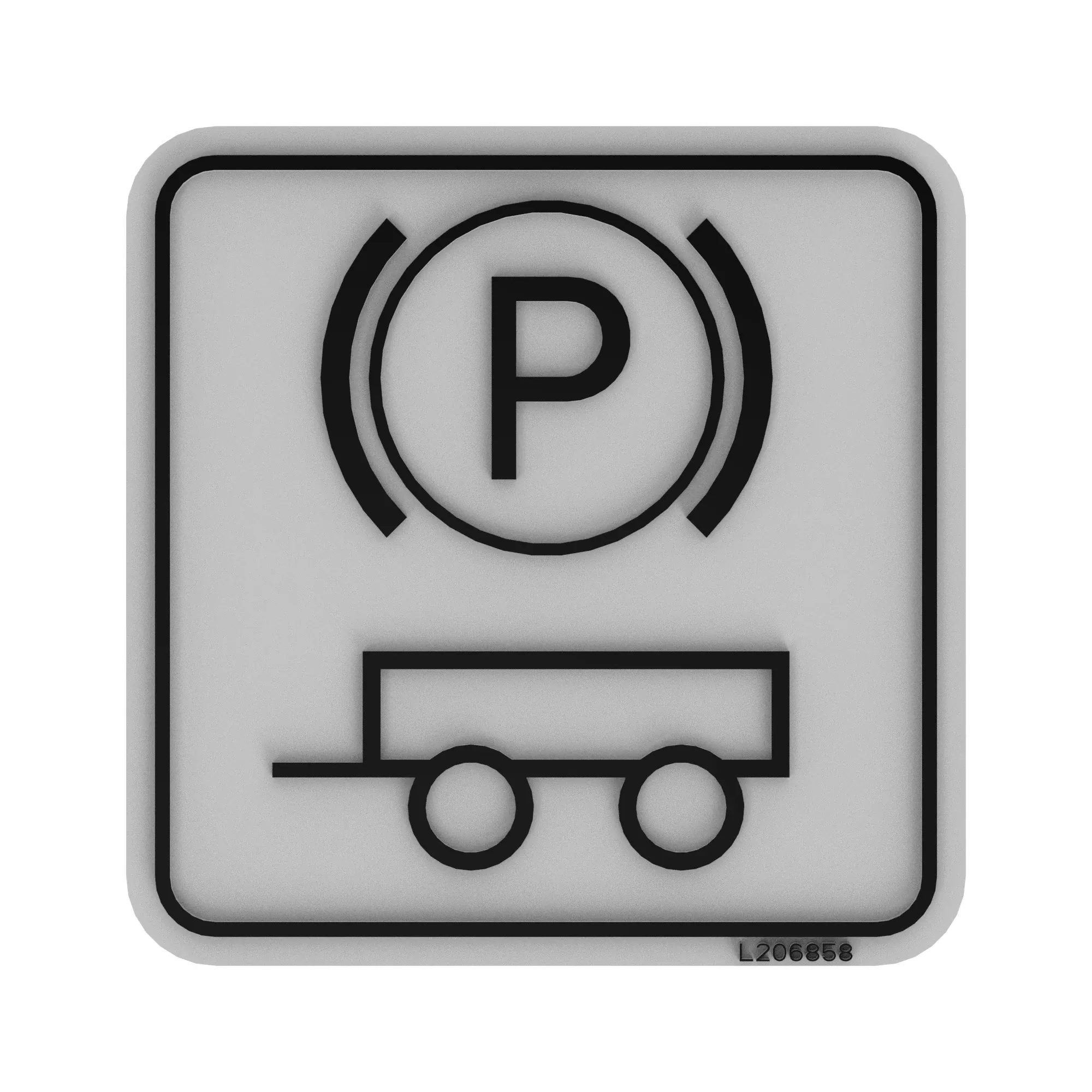John Deere Air Trailer Brake Decal, Brazil - L206858