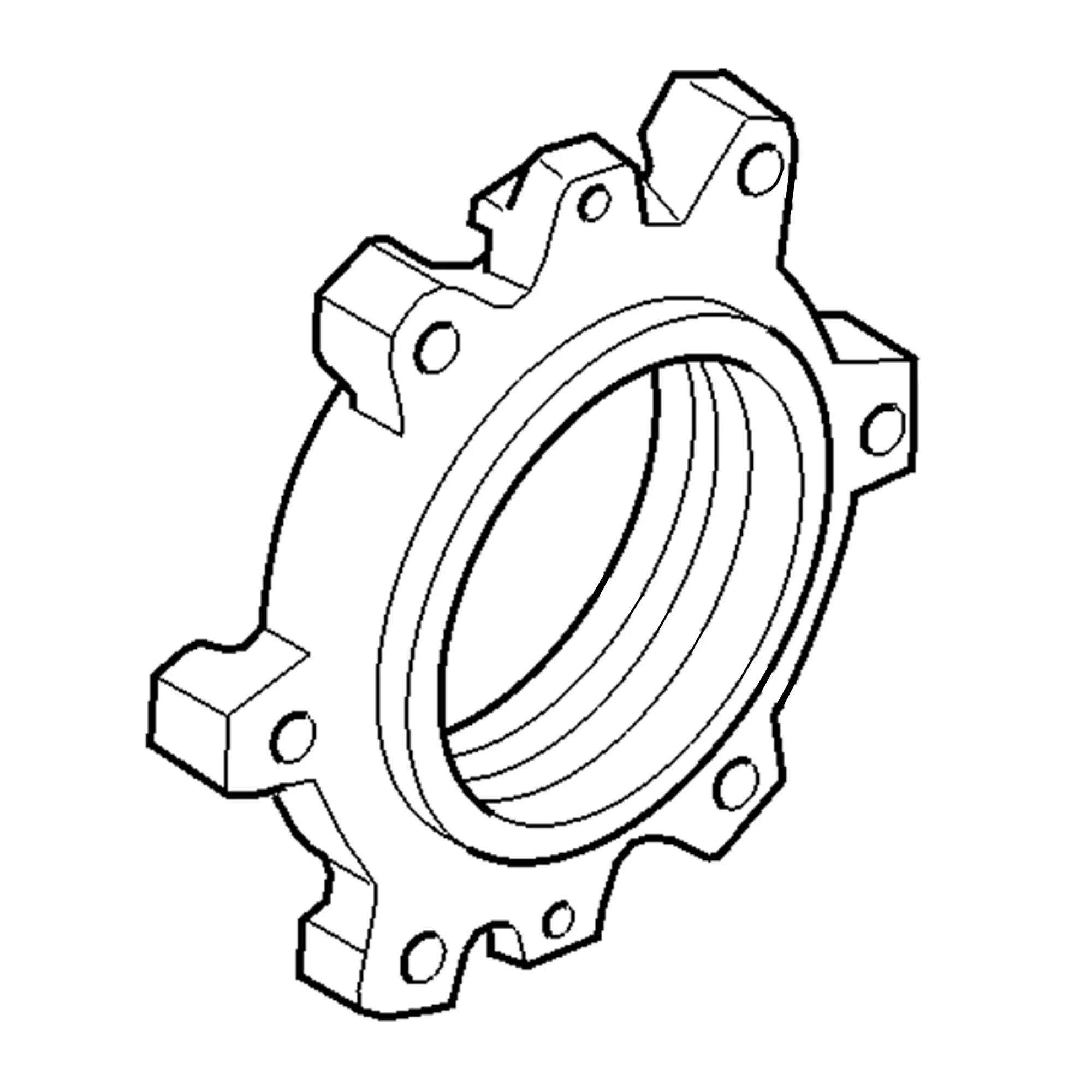 John Deere Wheel Hub Assembly - RE61844