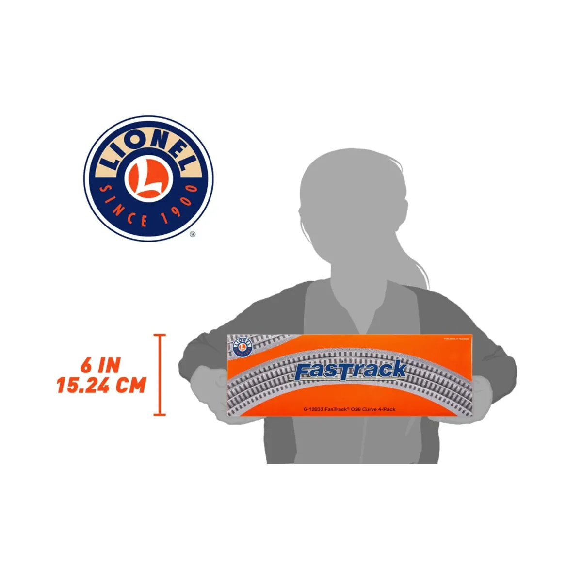 Lionel Trains® O36 FasTrack Curve - 4 Pack