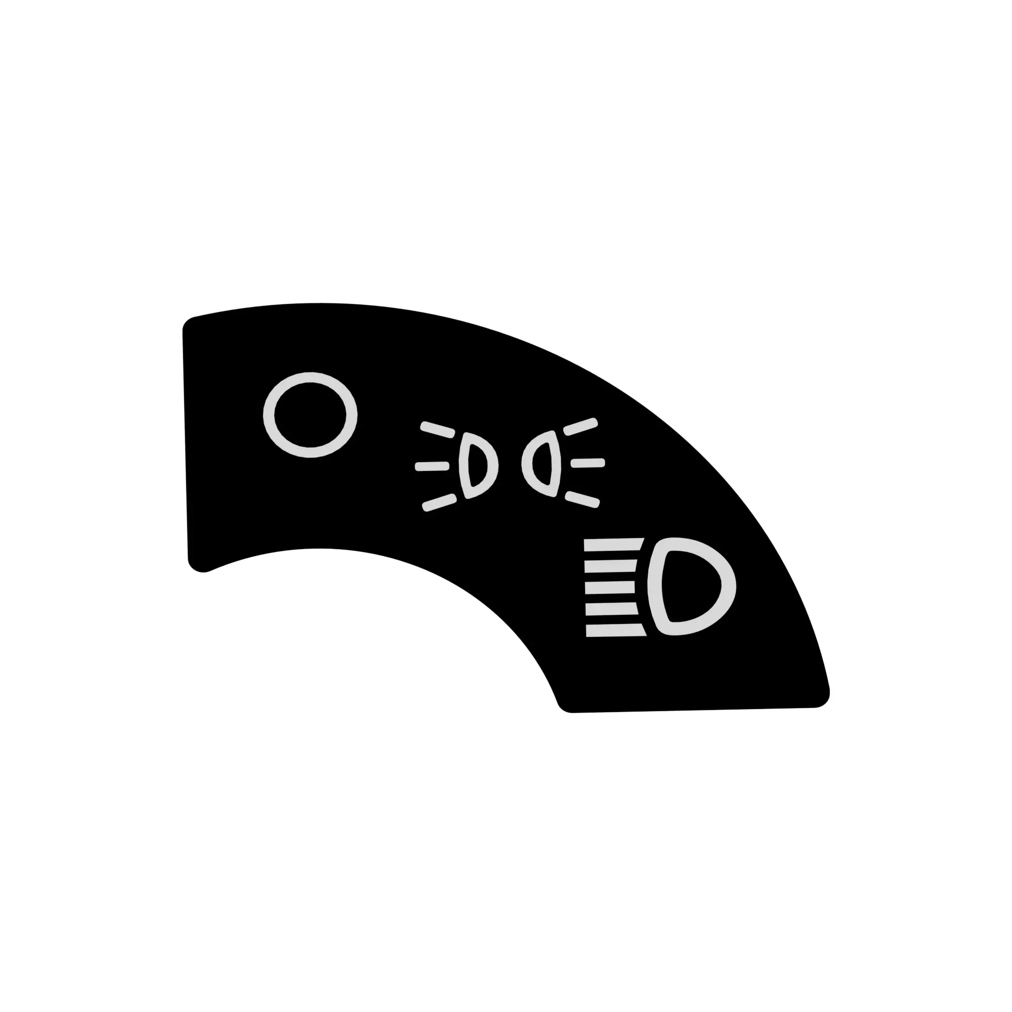 John Deere Light Switch Label - SU49044