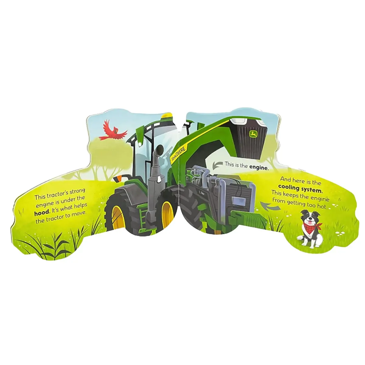 How Tractors Work - Children's Shaped Board Book for Little Farmers and Tractor Lovers