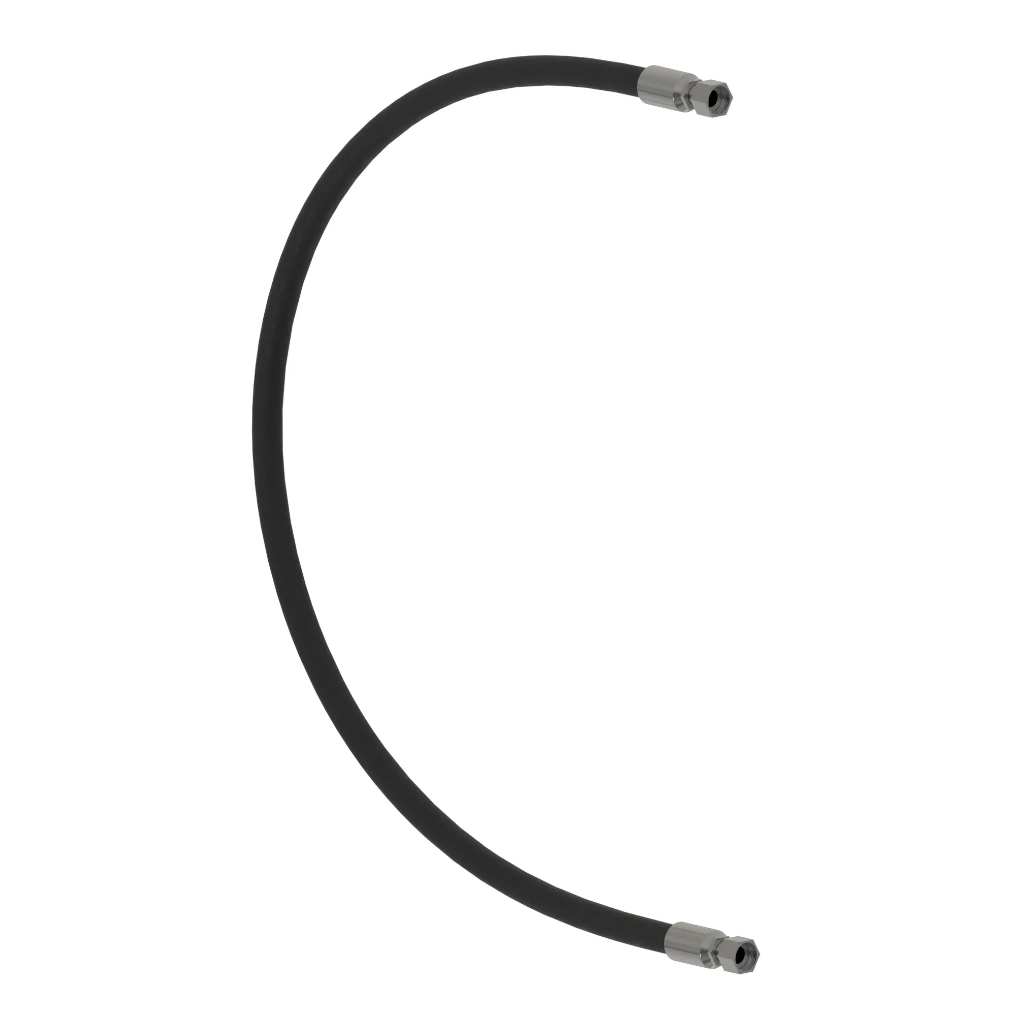 John Deere Elevator Front Feed Valve Hydraulic Hose - AXT19707