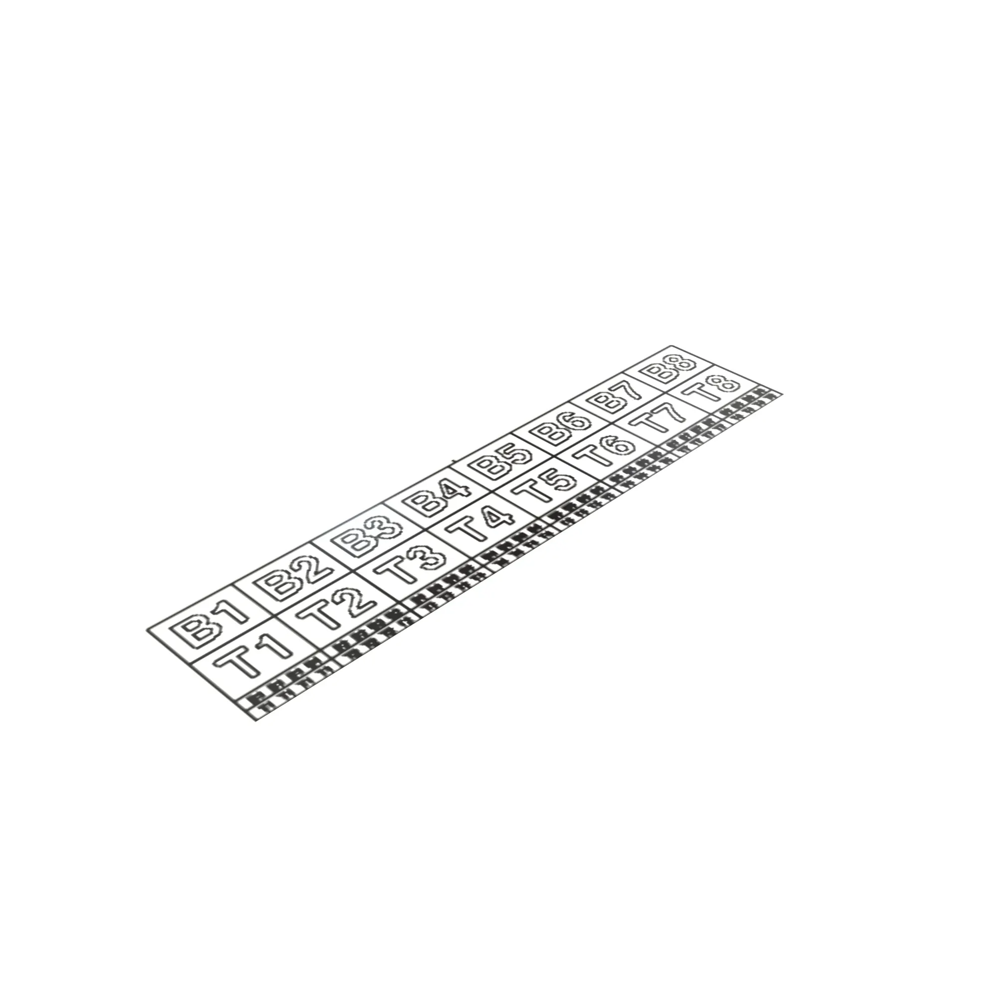 John Deere Tower Numbering Label - A87032