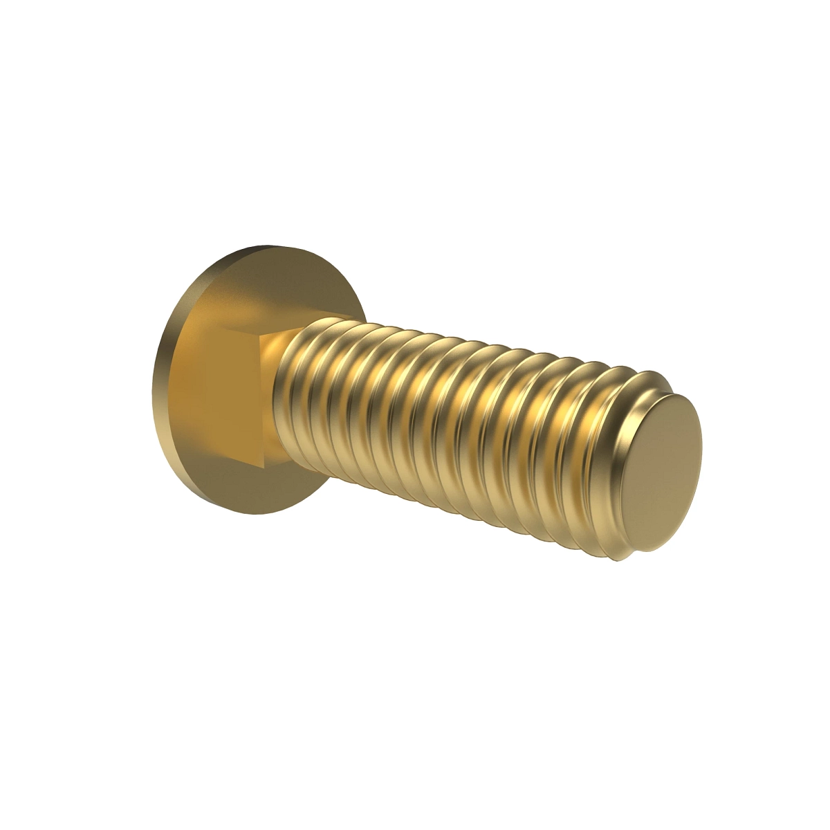 Bolt, Rd HD Sq Short Neck, Metric