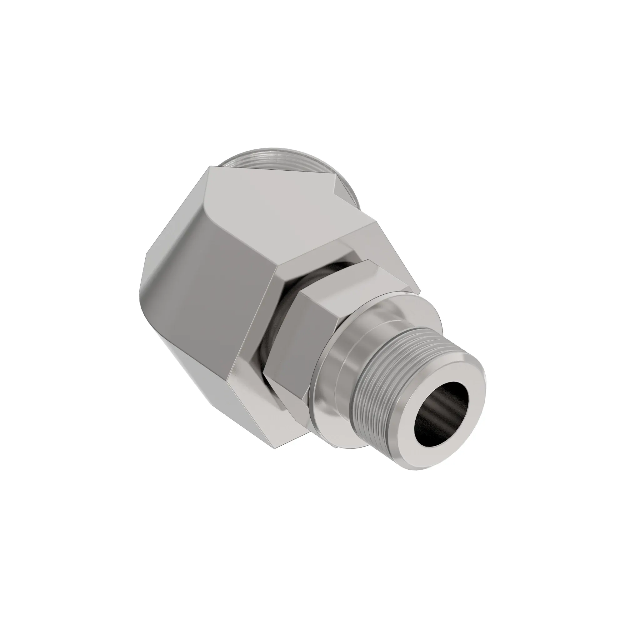 45 DEG STRAIGHT THREAD,O-RING FSF