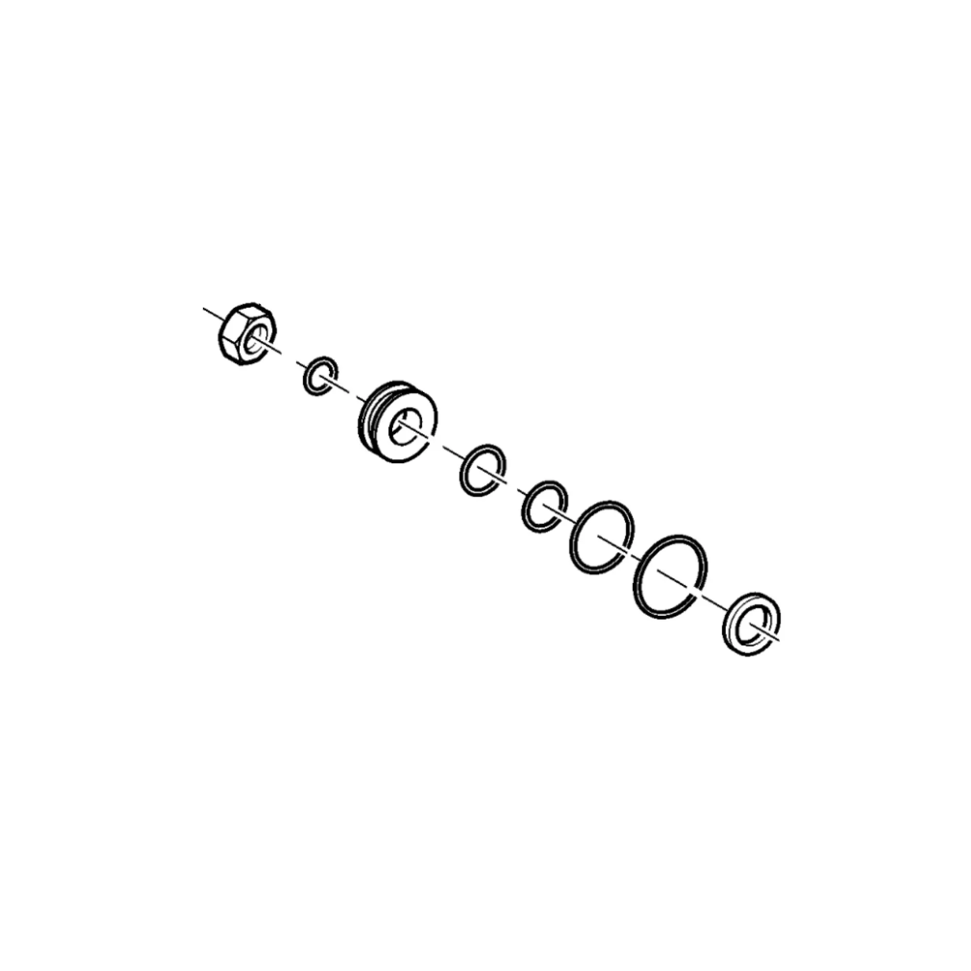 John Deere Stabilizer Cylinder Seal Kit - LVA22190