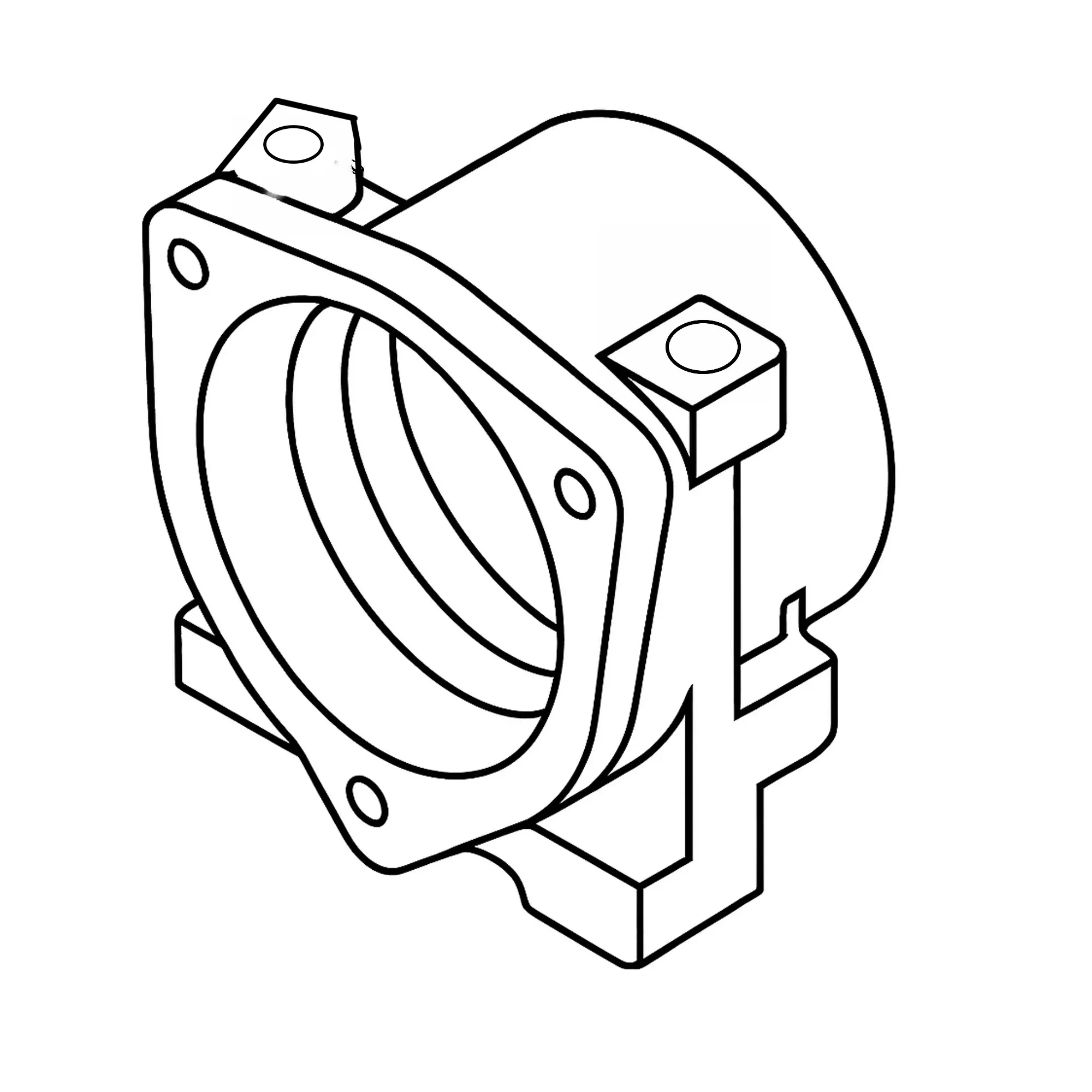 John Deere Connecting Flange - LW9079582