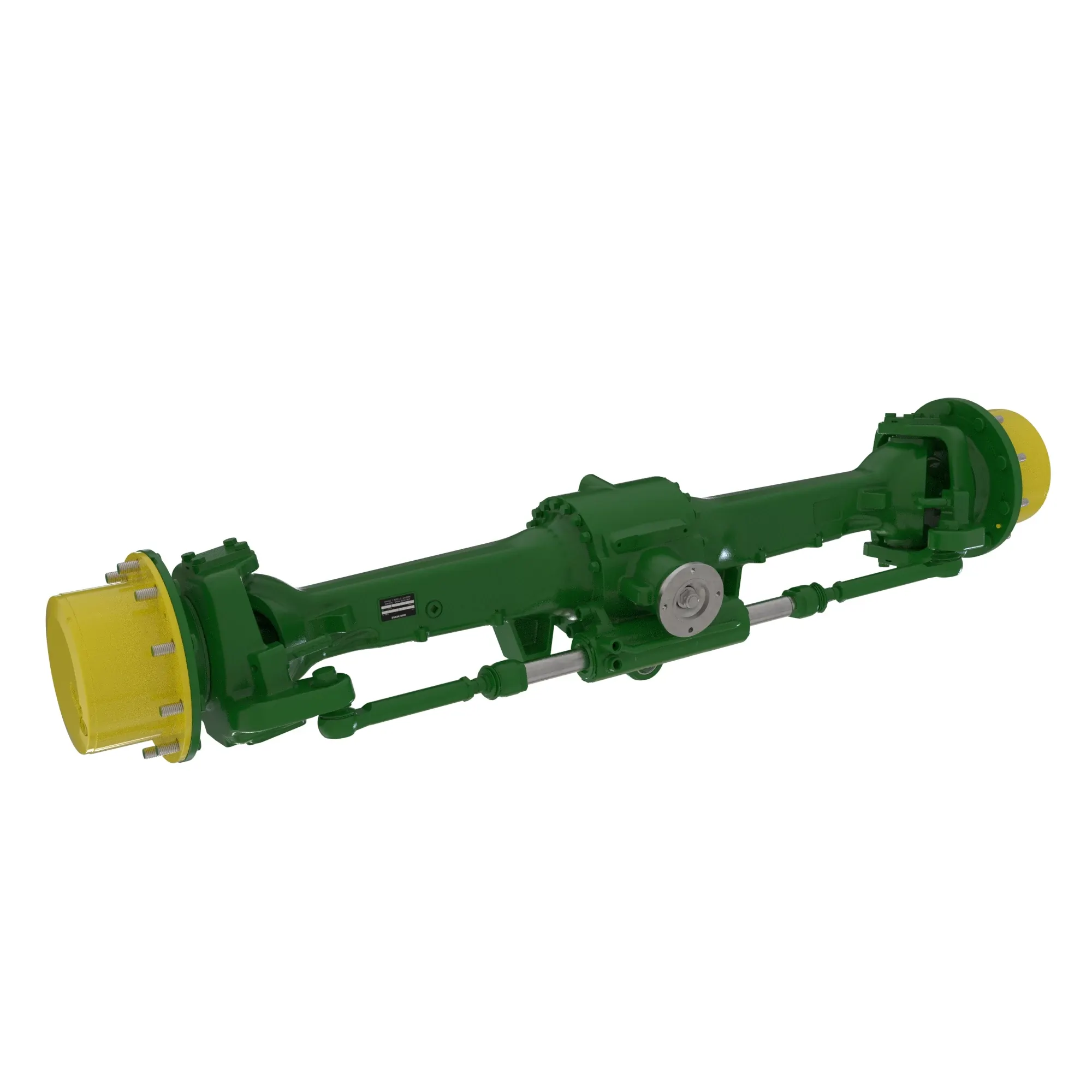 MFWD I=13.286 (DANA 750/10087357), M50, King Pin=8, Caster=12, Camber=1, M18 steering cylinder ports