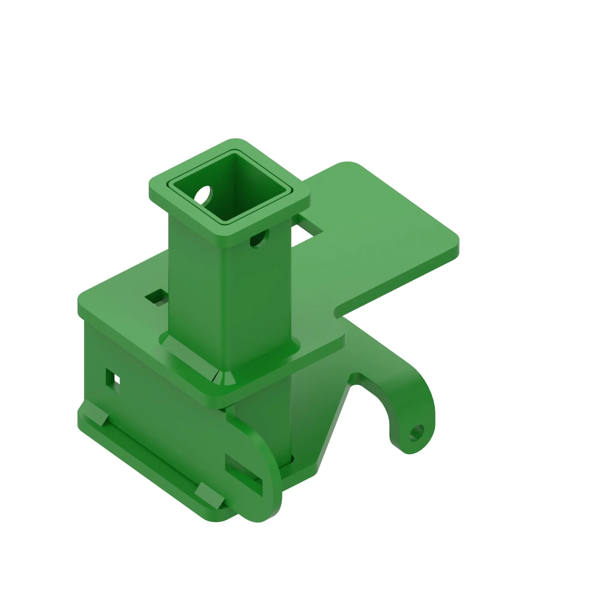 BRACKET, REAR UP STOP, LH RECEIVER