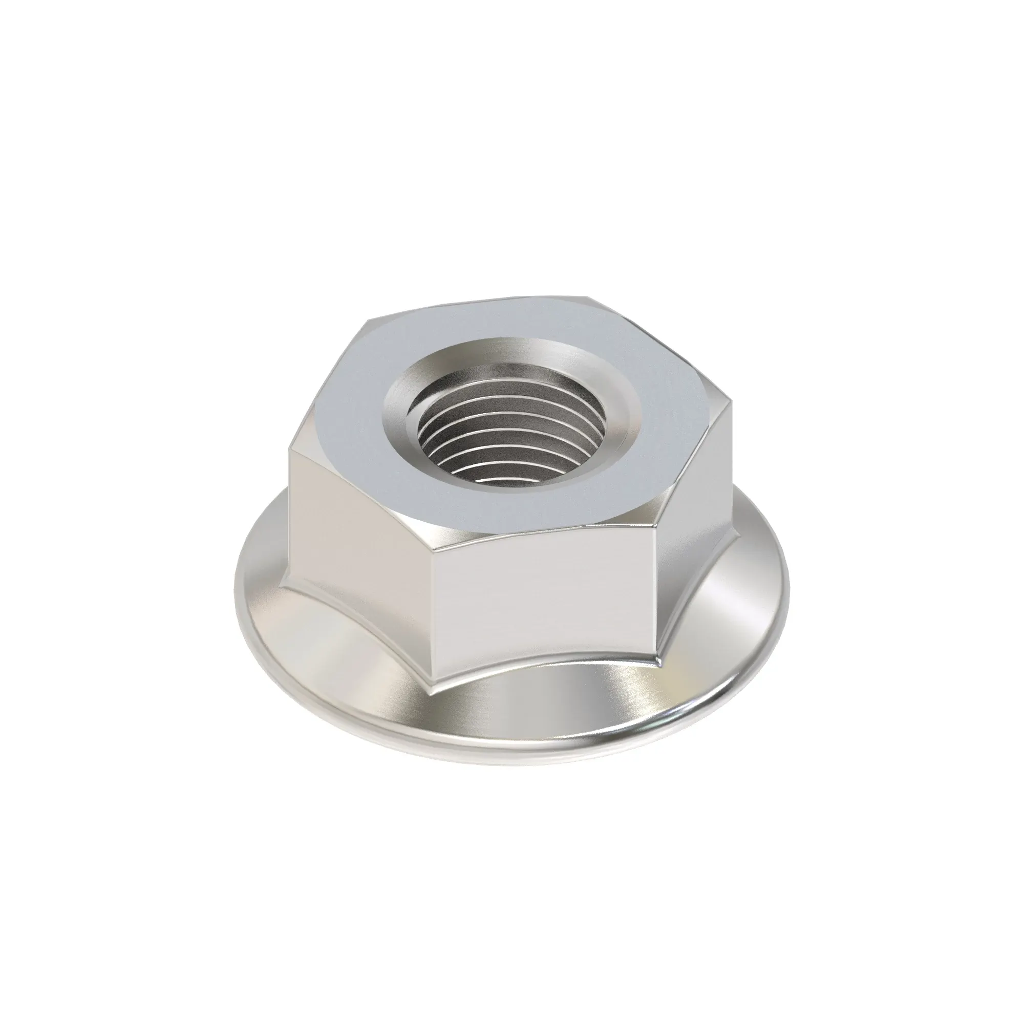 LOCKNUT, FLANGED, M4X.7