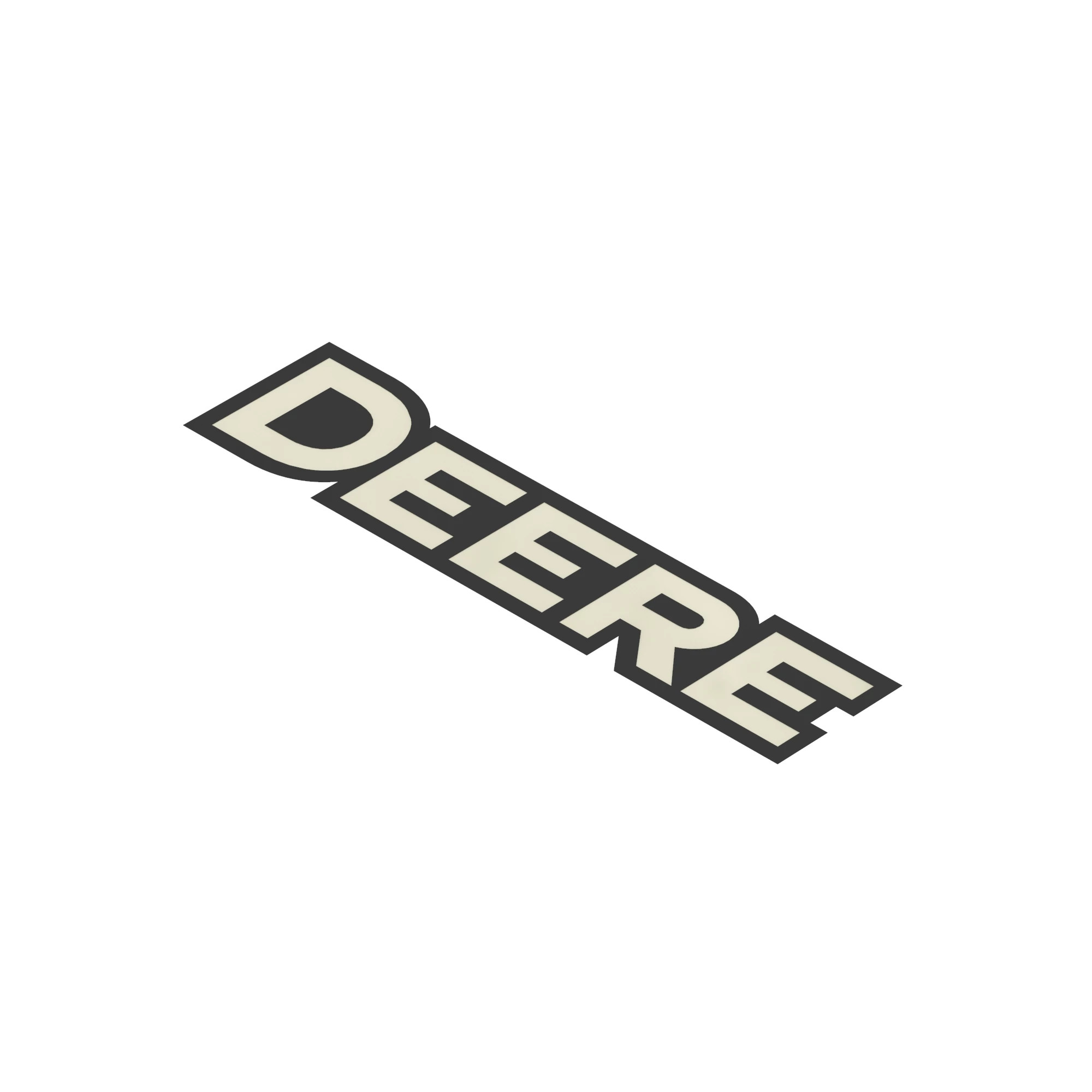John Deere John Deere Logo Label - JD5852