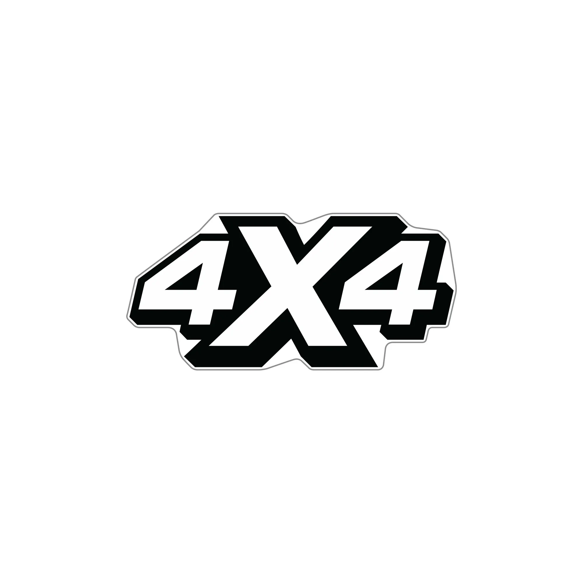 John Deere 4X4 Decal Label - UC17386