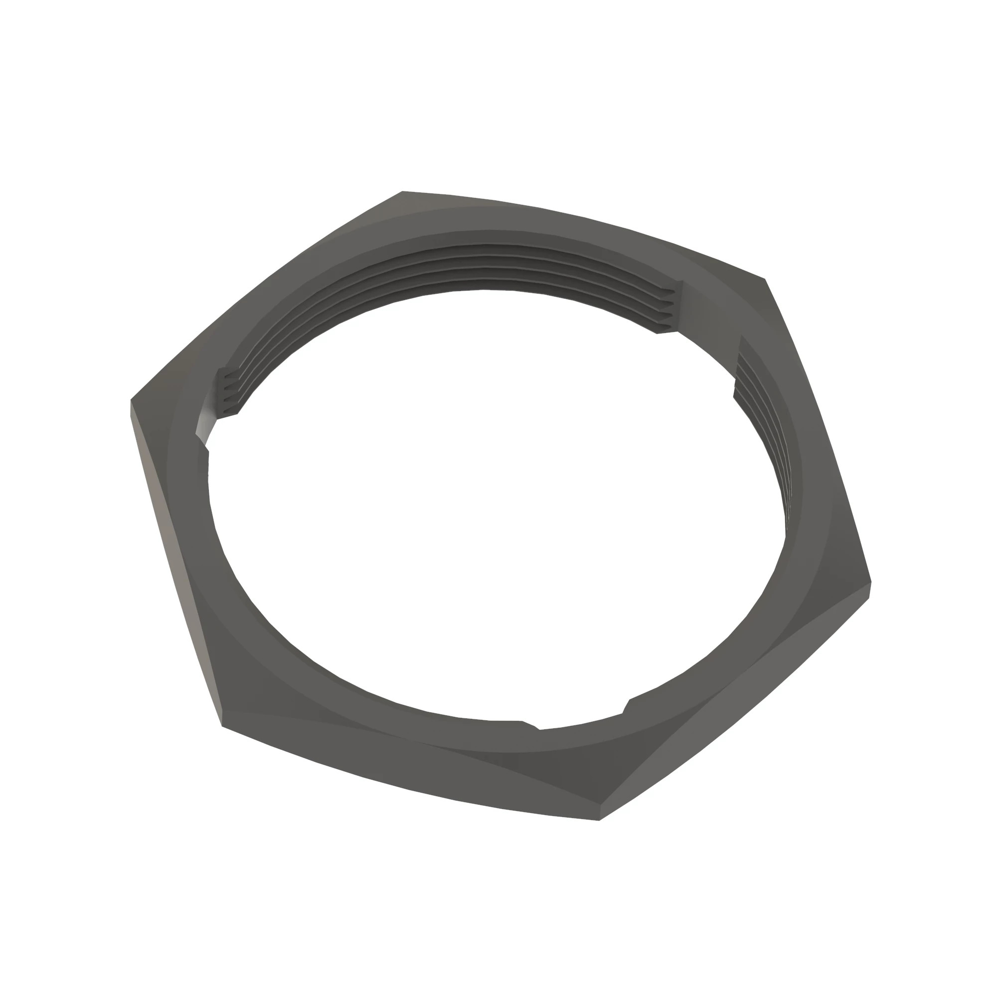 John Deere Hexagonal Stamped Self-Locking Nut, 38.1 mm (1-1/2") - E75678