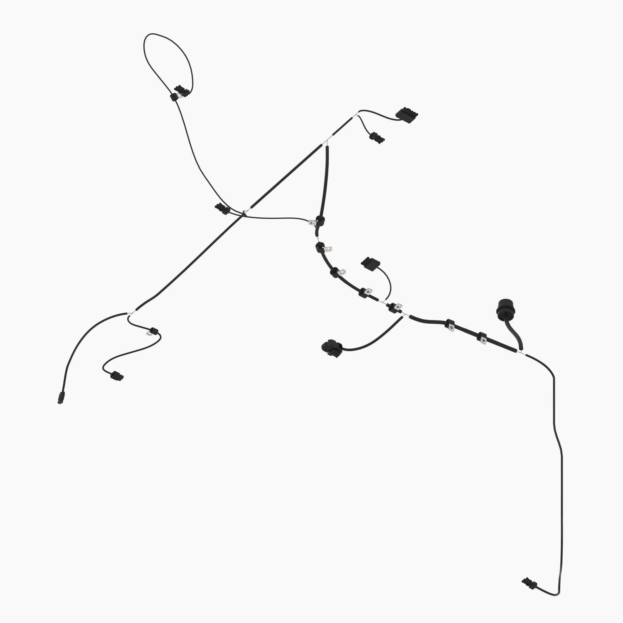 John Deere Grain Tank Wiring Harness, Right Side - AH235351