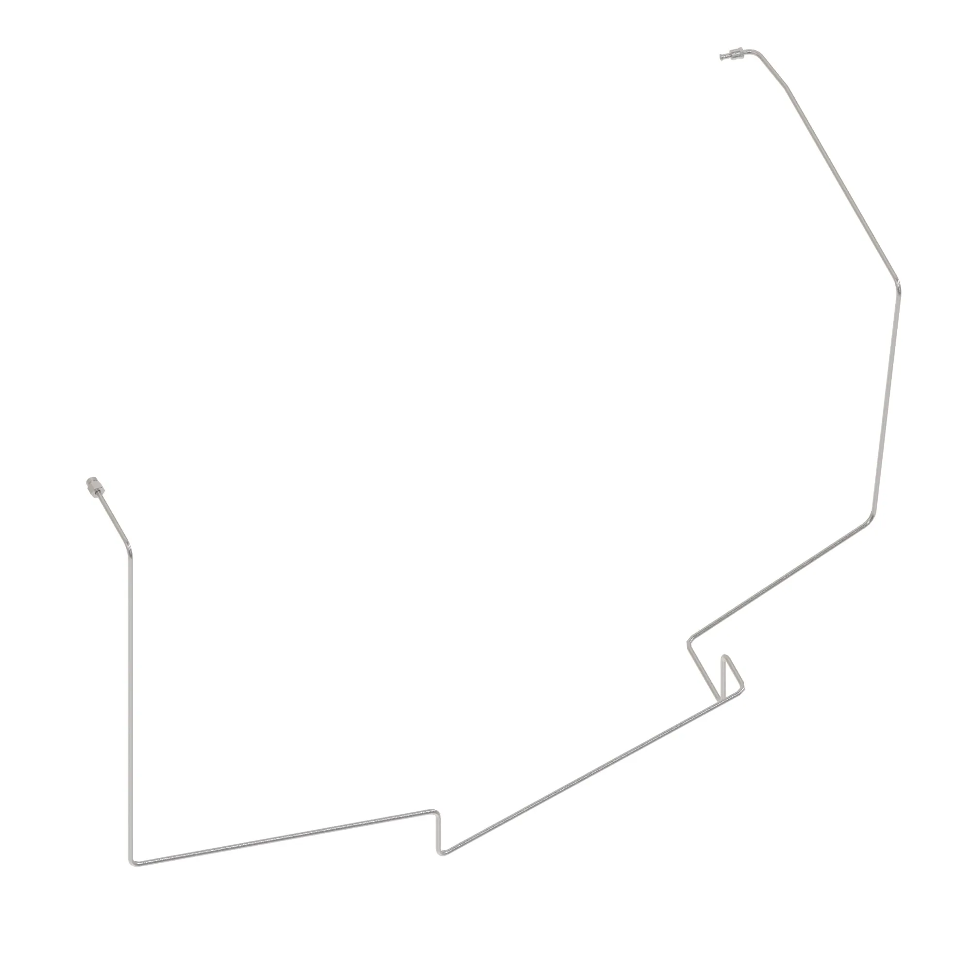 John Deere Left Side Brake Line Assembly - AH219791