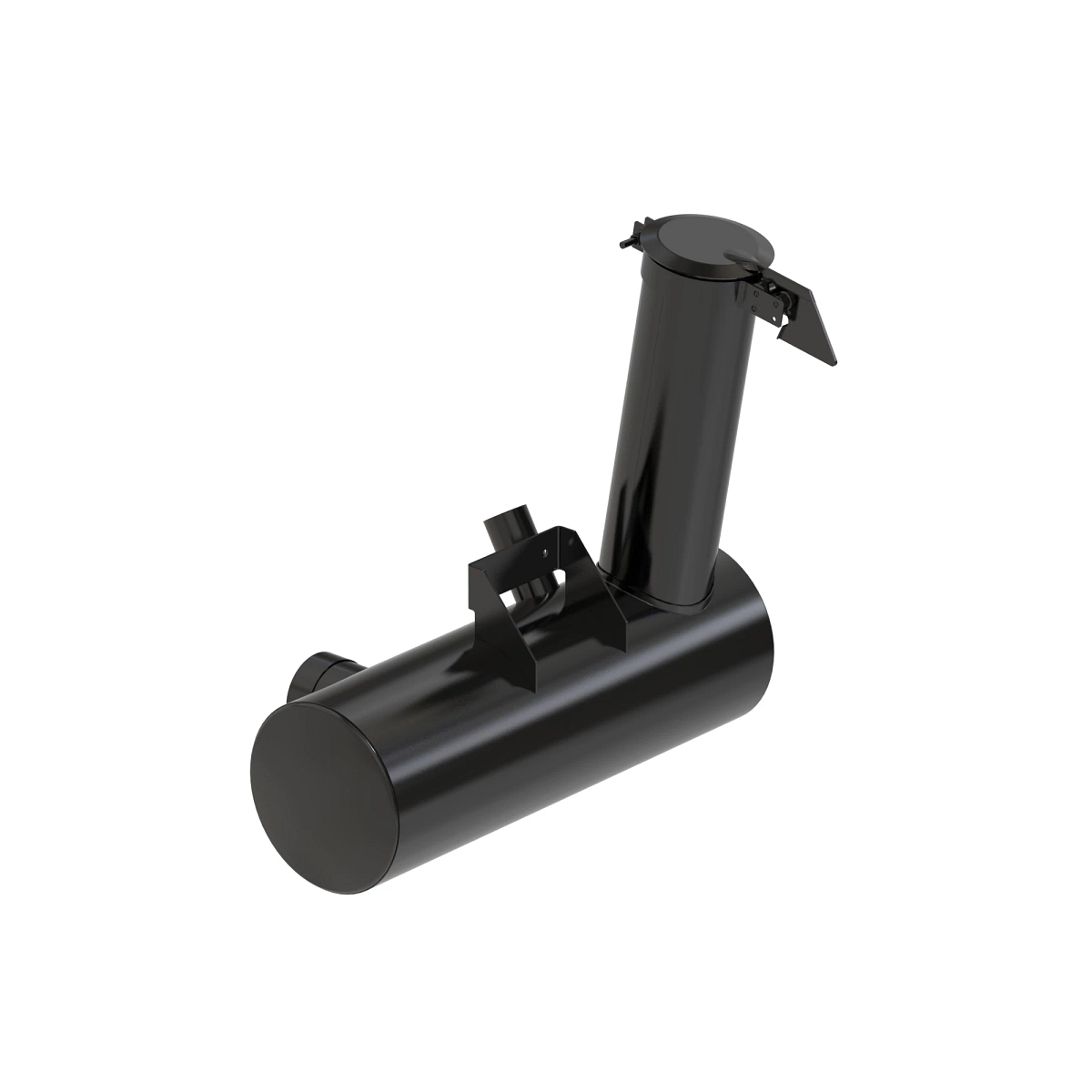 Muffler, Assembly With Rain Cap, No