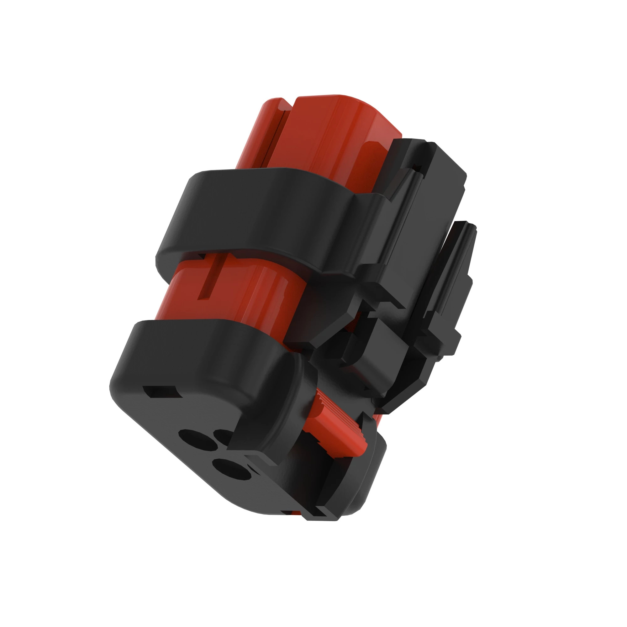 TYCO AMPSEAL16 4W RCPT SLD RED PLST