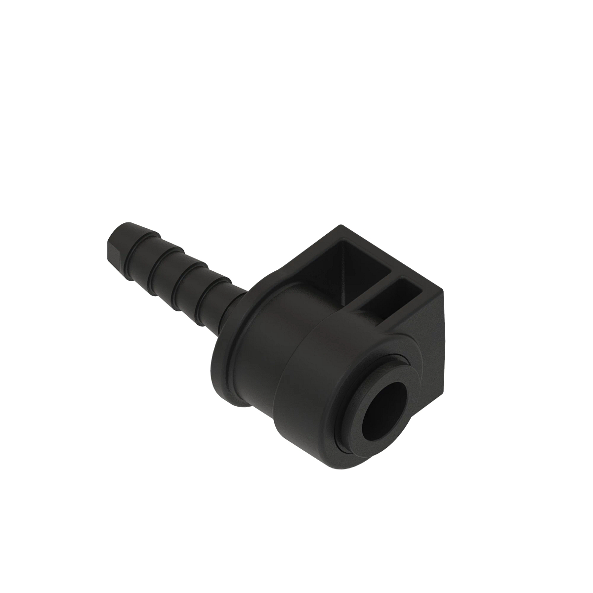 FITTING, 1/4 BARB TO 8MM PTC