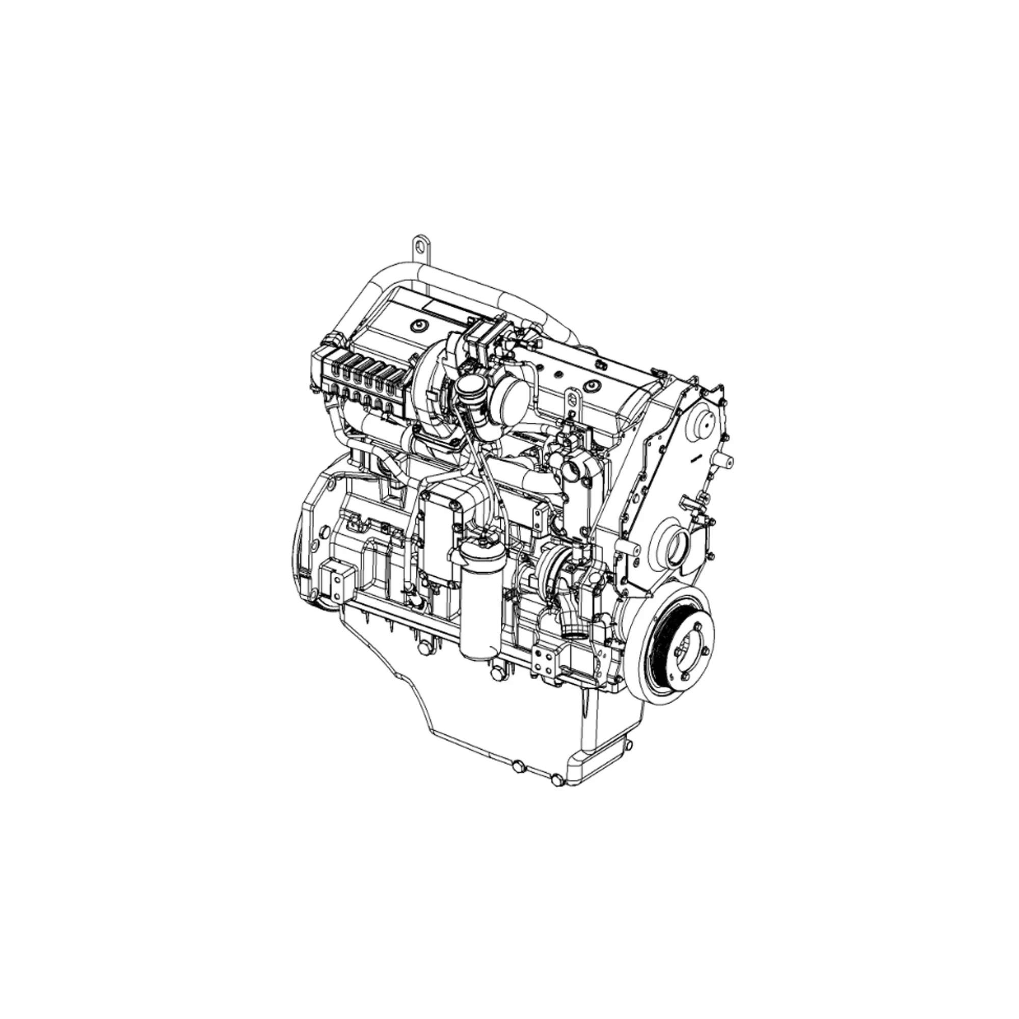 John Deere Reman REMAN Diesel Engine, 13.5 Liter, Tier 3 - SE502565