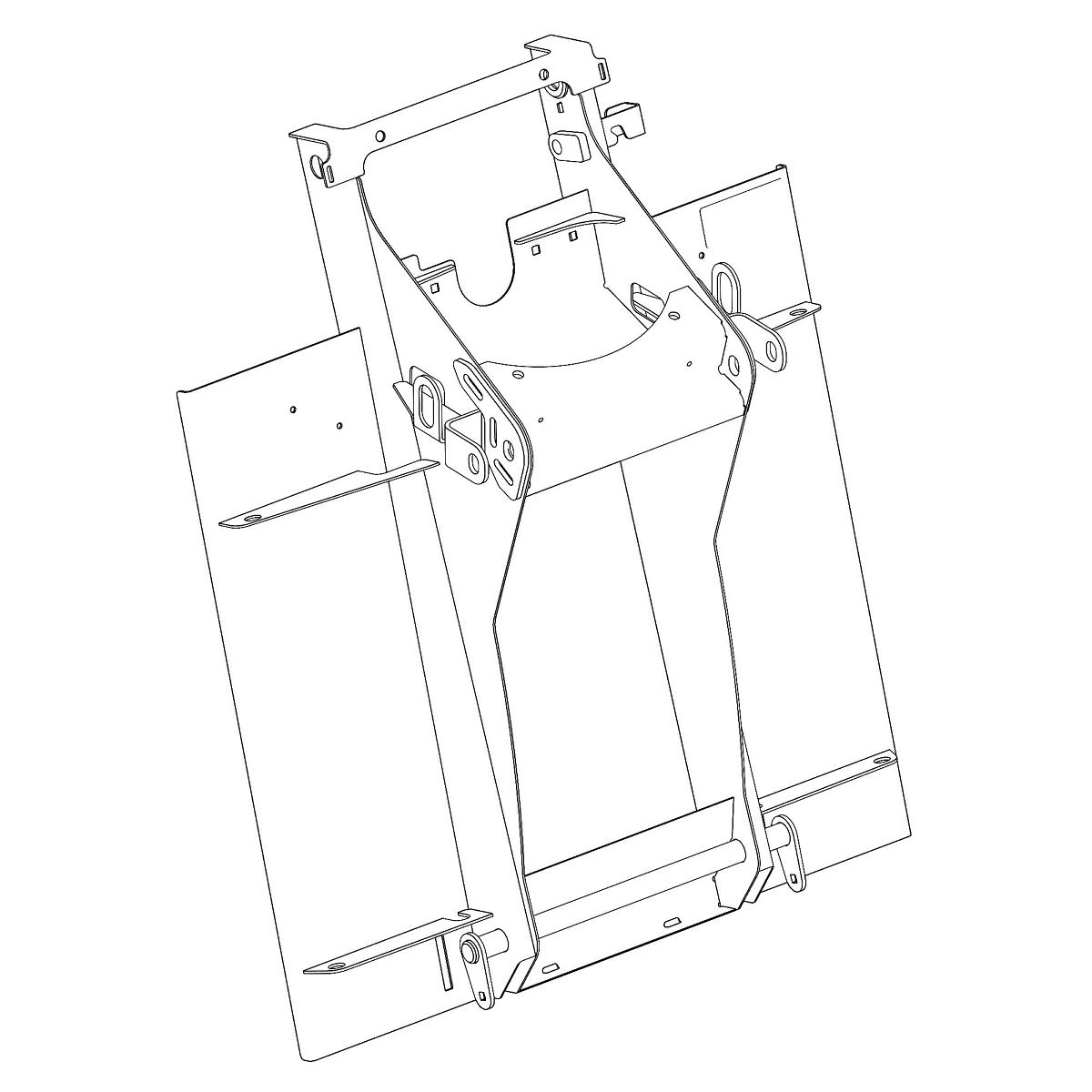 Raw Weldment, Weldment Hopper Front