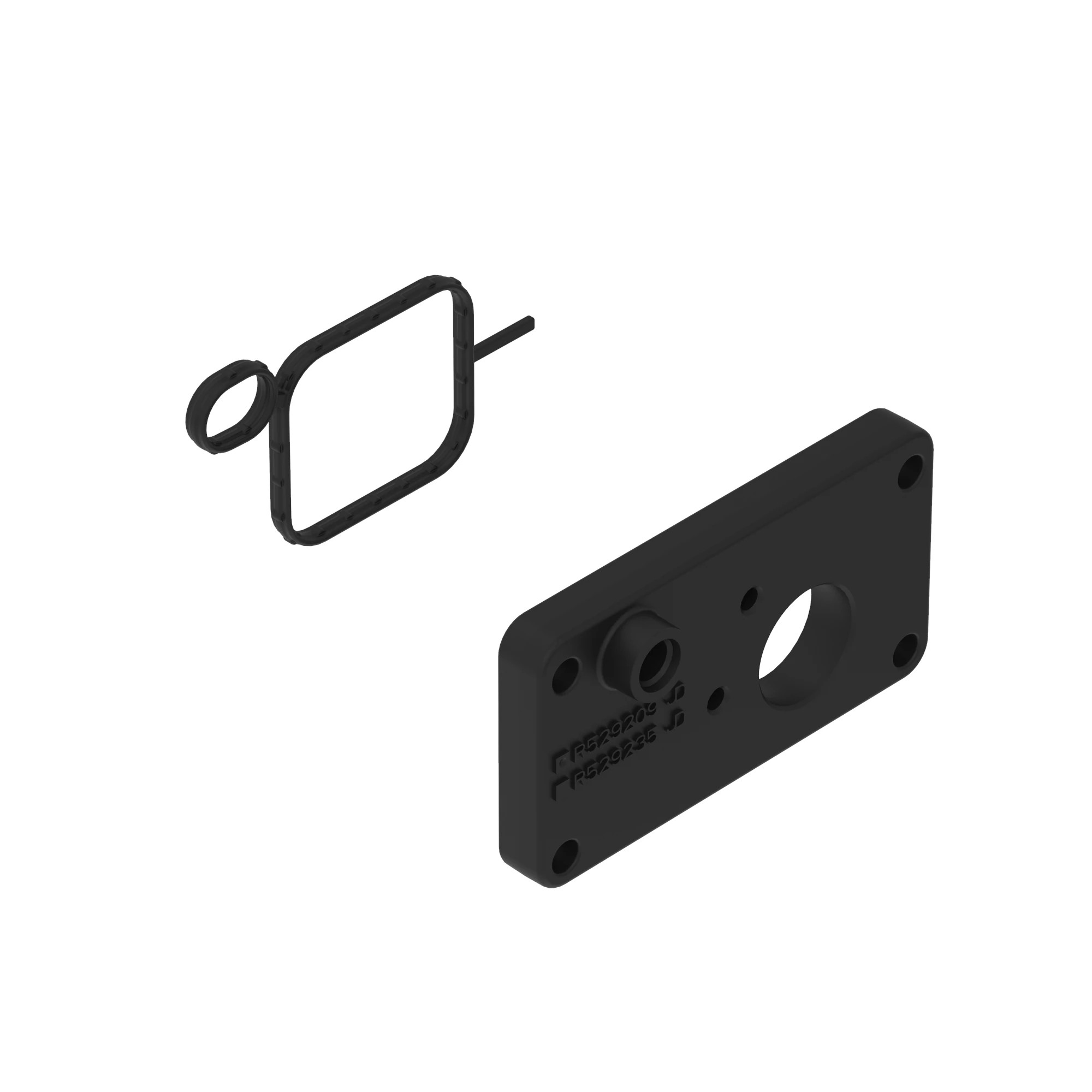 John Deere Turbocharger Oil Drain Plate Adapter - RE540186