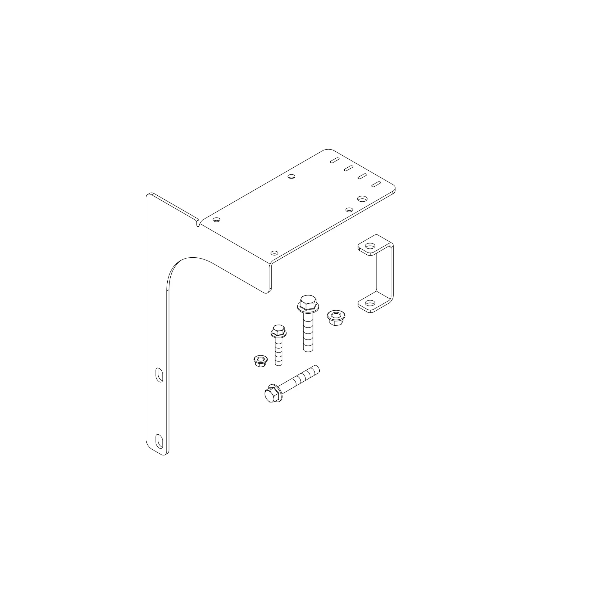 John Deere Implement Guidance Bracket Mounting - BPF10042