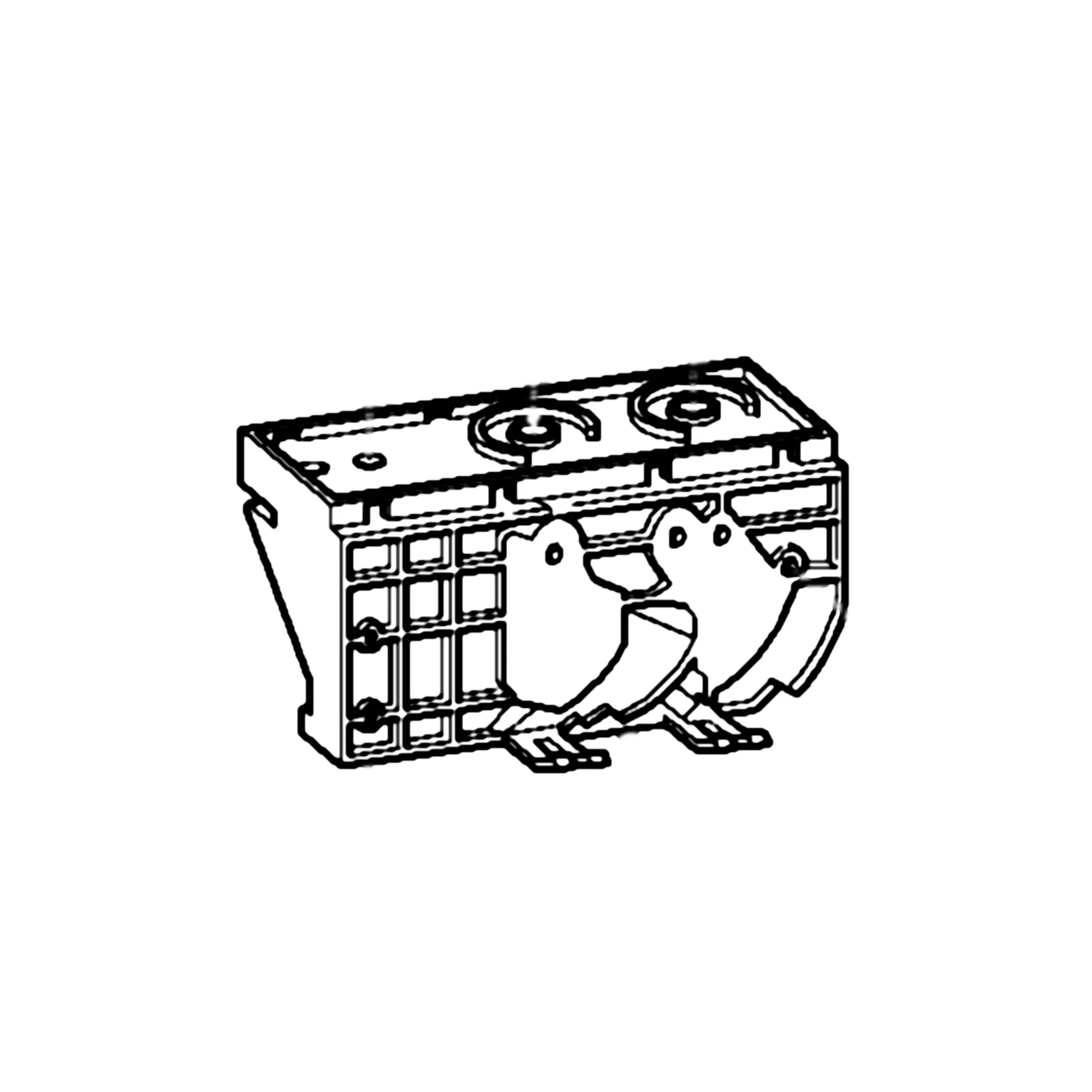 John Deere HVAC Control Unit Base Plate - AL79675