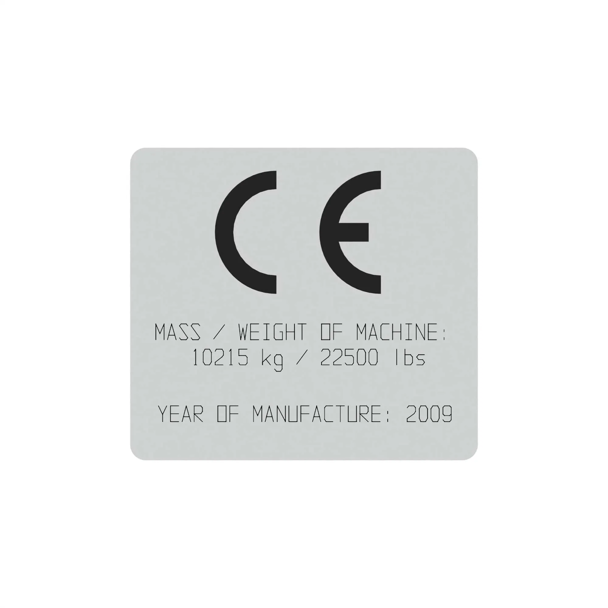 Decal-Ce 1810E Scraper '09