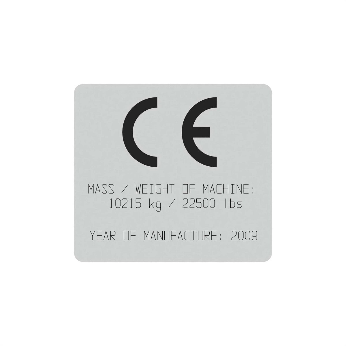 Decal-Ce 1810E Scraper '09